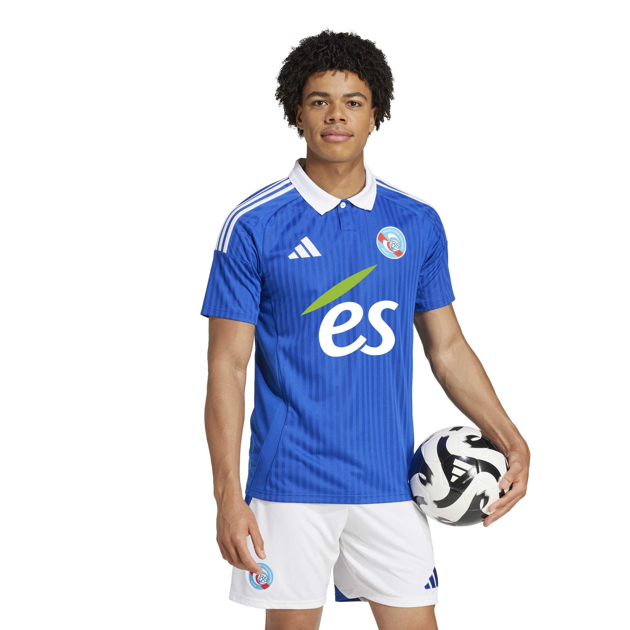 Team Königsblau - adidas - Strasbourg Home Shirt 2024 2025 Adults - 7