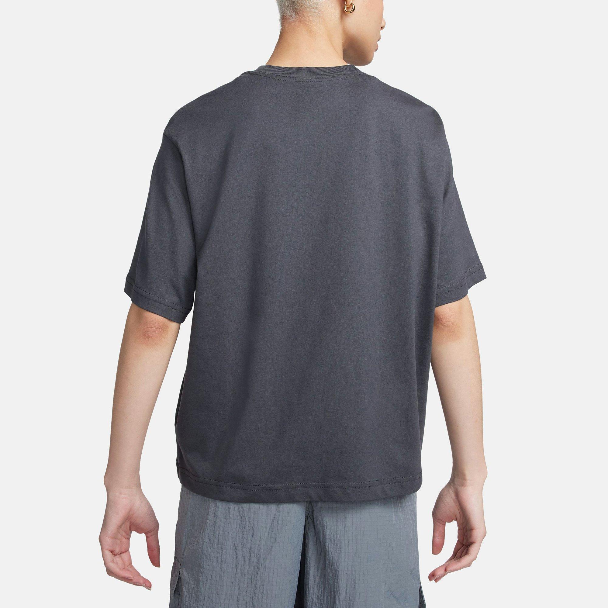 Anthra/Gym Red - Nike - Nike Liverpool FC Womens Boxy T Shirt - 2