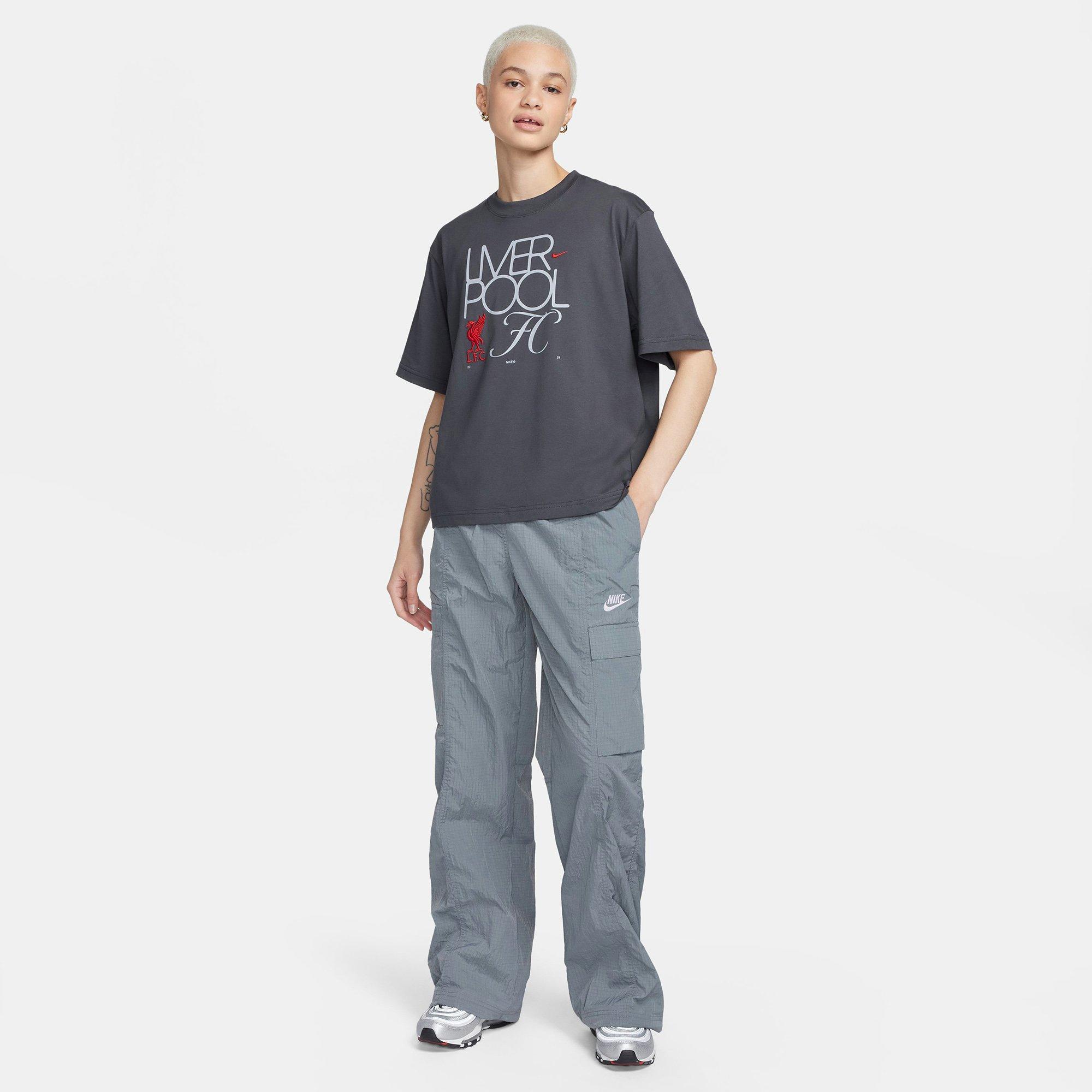 Anthra/Gym Red - Nike - Nike Liverpool FC Womens Boxy T Shirt - 6