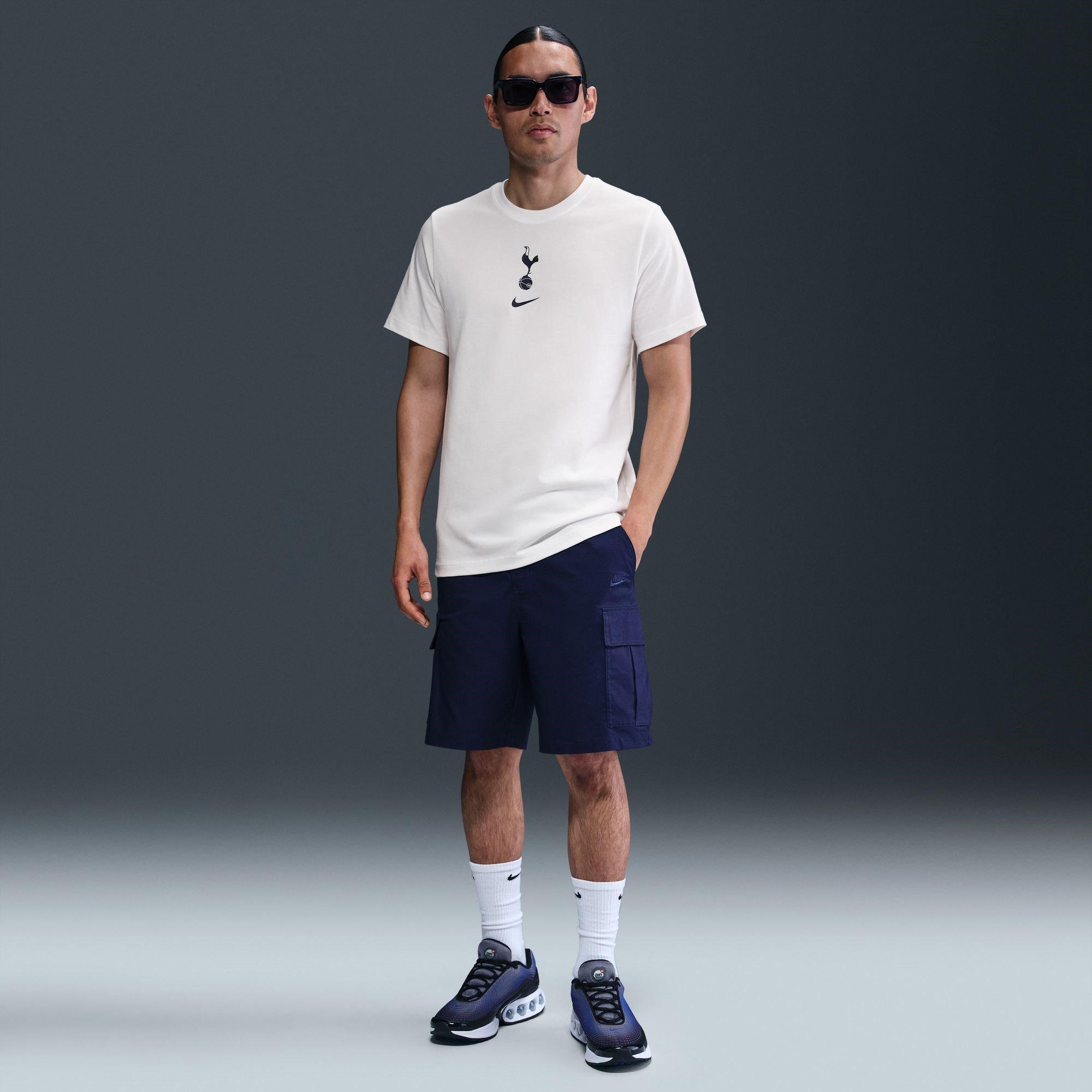 White - Nike - Tottenham Hotspur FC Crest T-Shirt Adults - 7