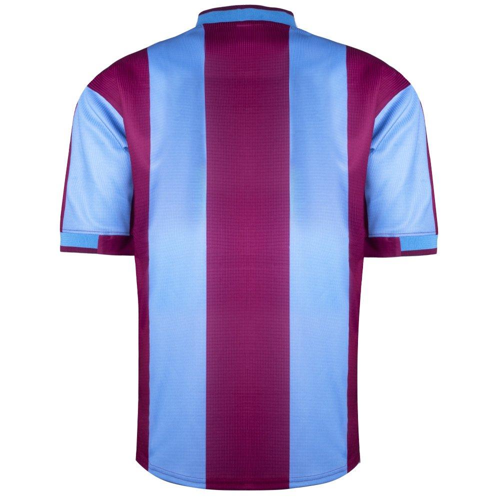 Claret/Blue - Score Draw - Aston Villa Retro Home Shirt 00 Mens - 2
