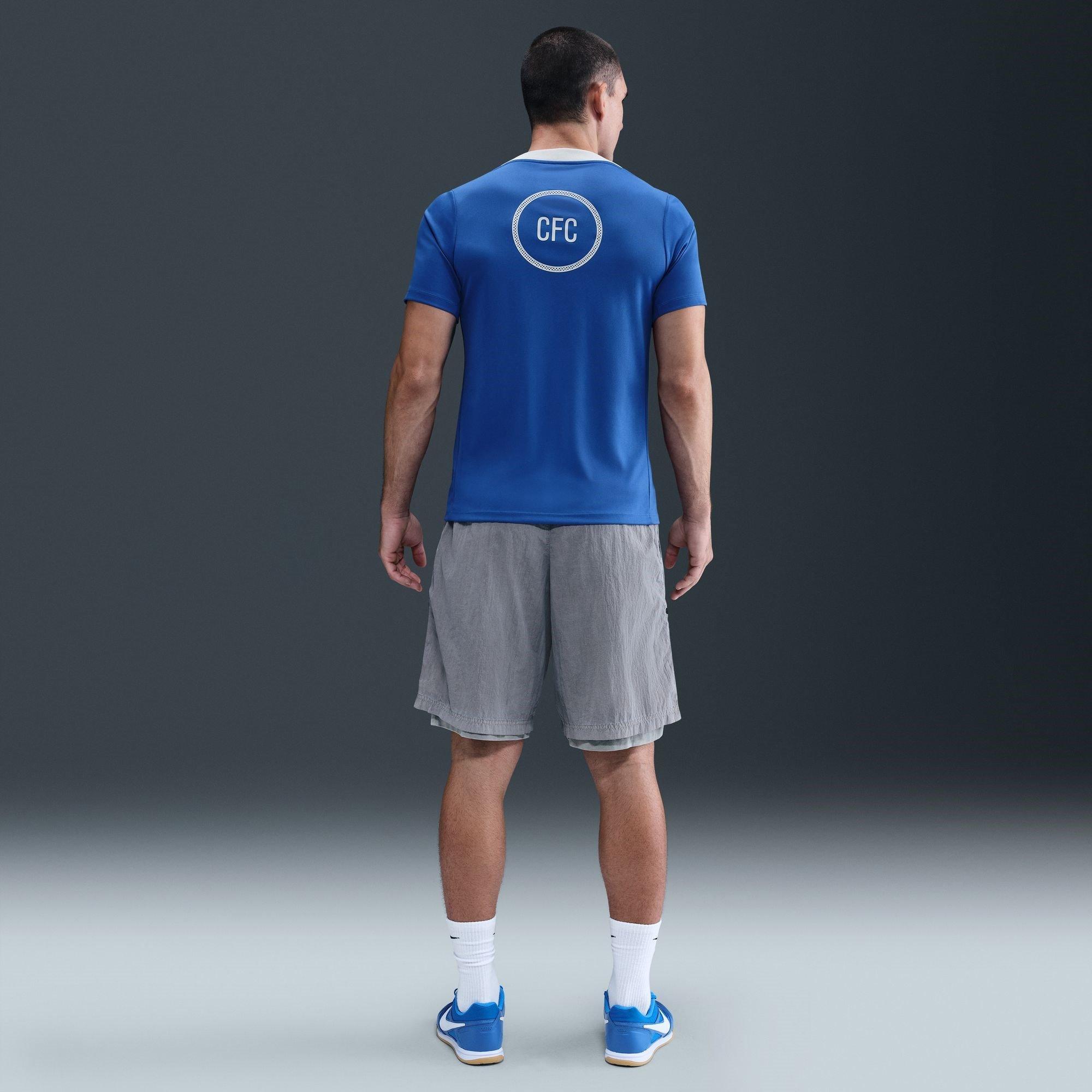 Blue/Silver - Nike - Chelsea Third Pre Match Shirt 2025 2026 Adults - 8