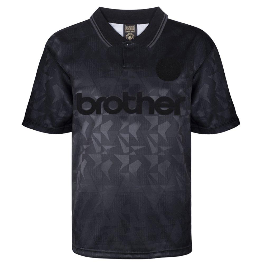 Black/Black - Score Draw - SD Manchester City Retro Away Shirt 90 Mens - 1