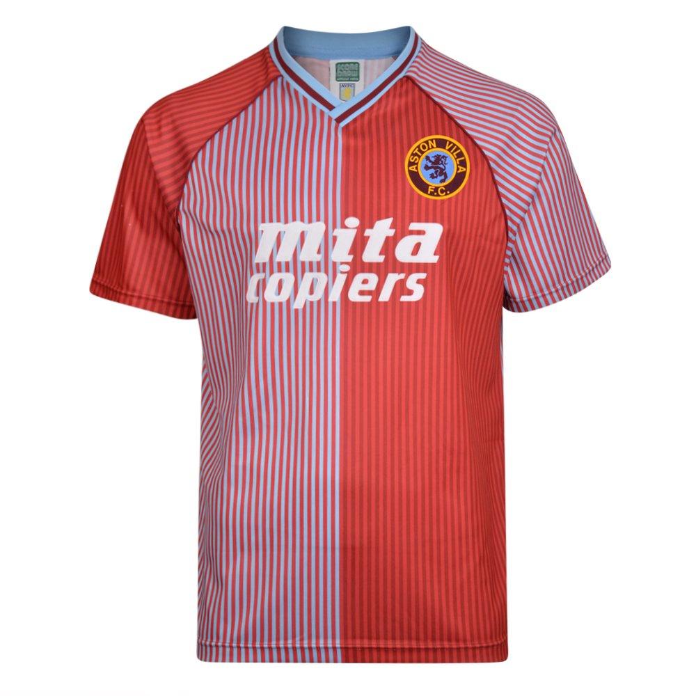 Claret/Blue - Score Draw - Score Draw Aston Villa Retro Home Shirt 1988/89 - 1