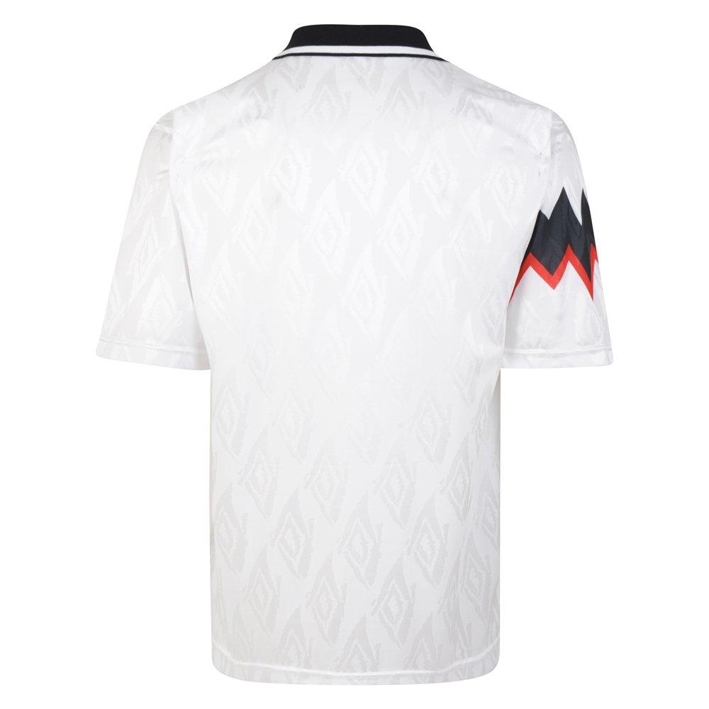 White/Black - Score Draw - Derby County 1992 Retro Home Shirt Adults - 2
