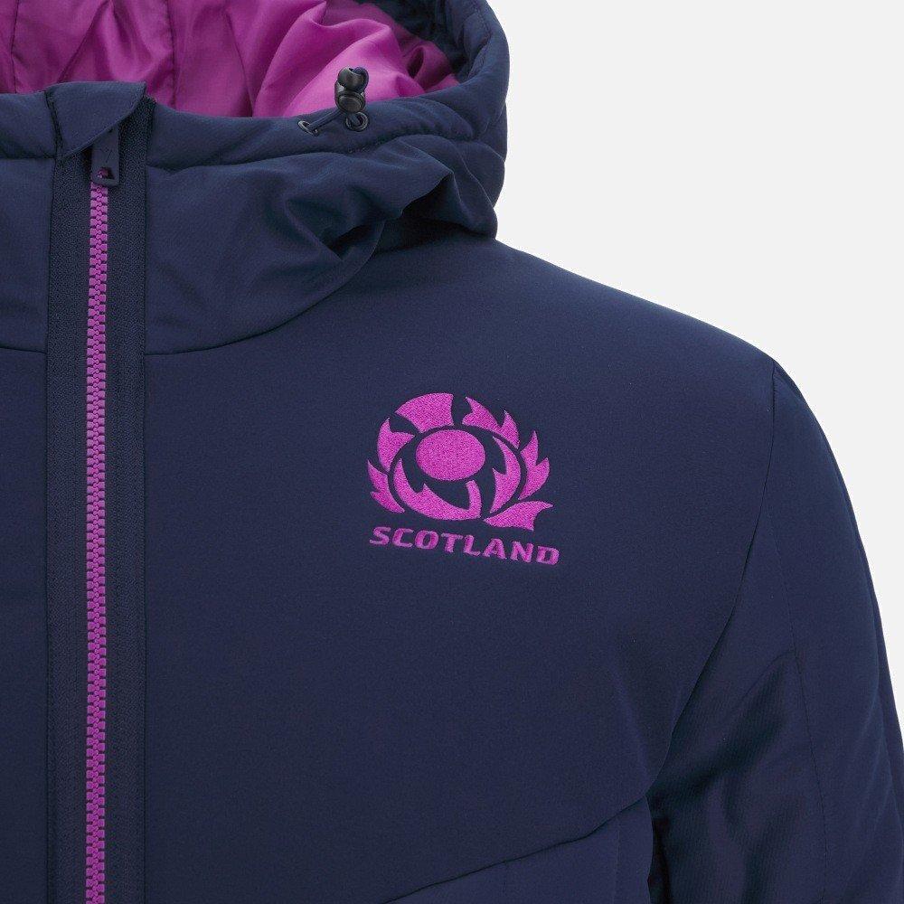 Marineblauw/Hemelsblauw - Macron - Men's Parker Scotland Rugby World Cup 2025 Hooded Long Sleeve Jacket - 3