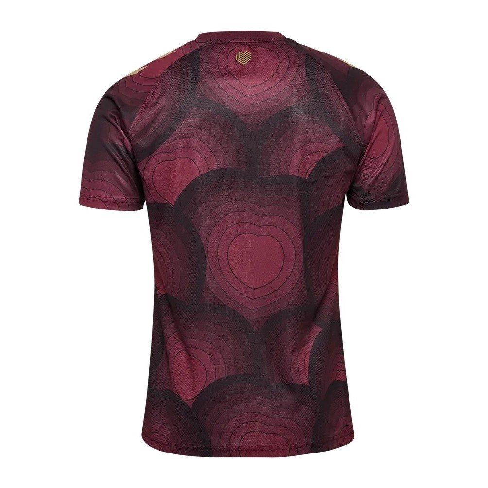 Rouge/Or - Hummel - Hearts Pre-Match Shirt 2025 2026 Juniors - 2
