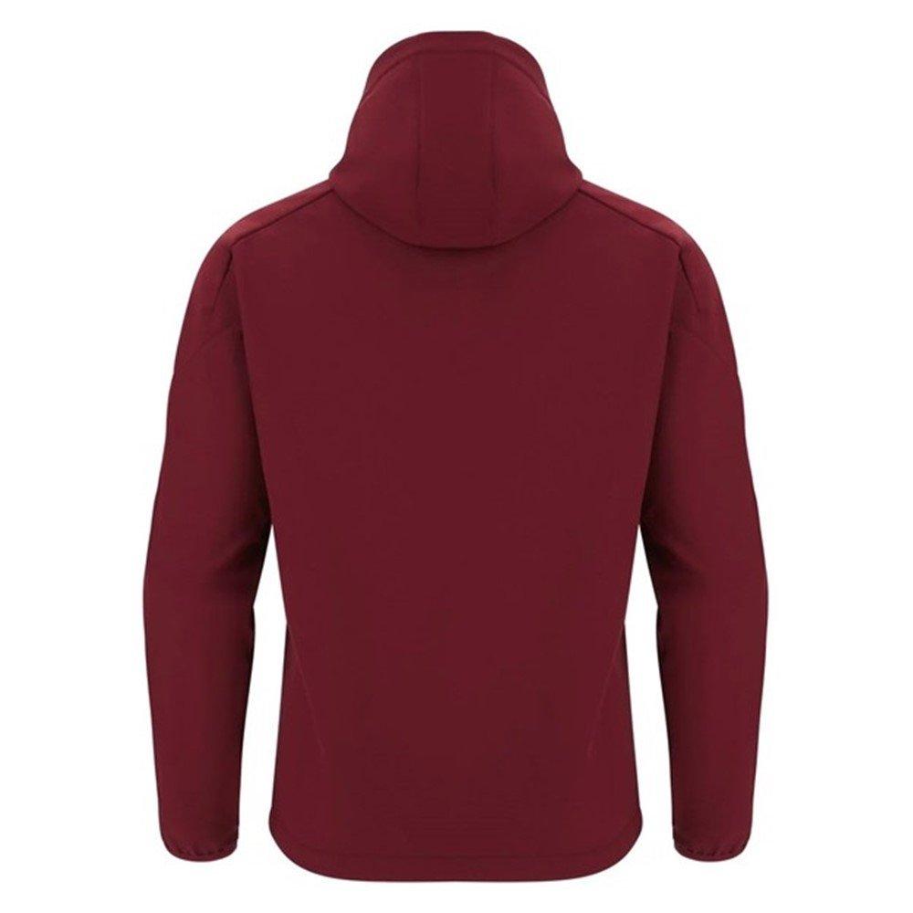 Red - Macron - Wales Rugby Softshell Jacket 2025 Mens - 2