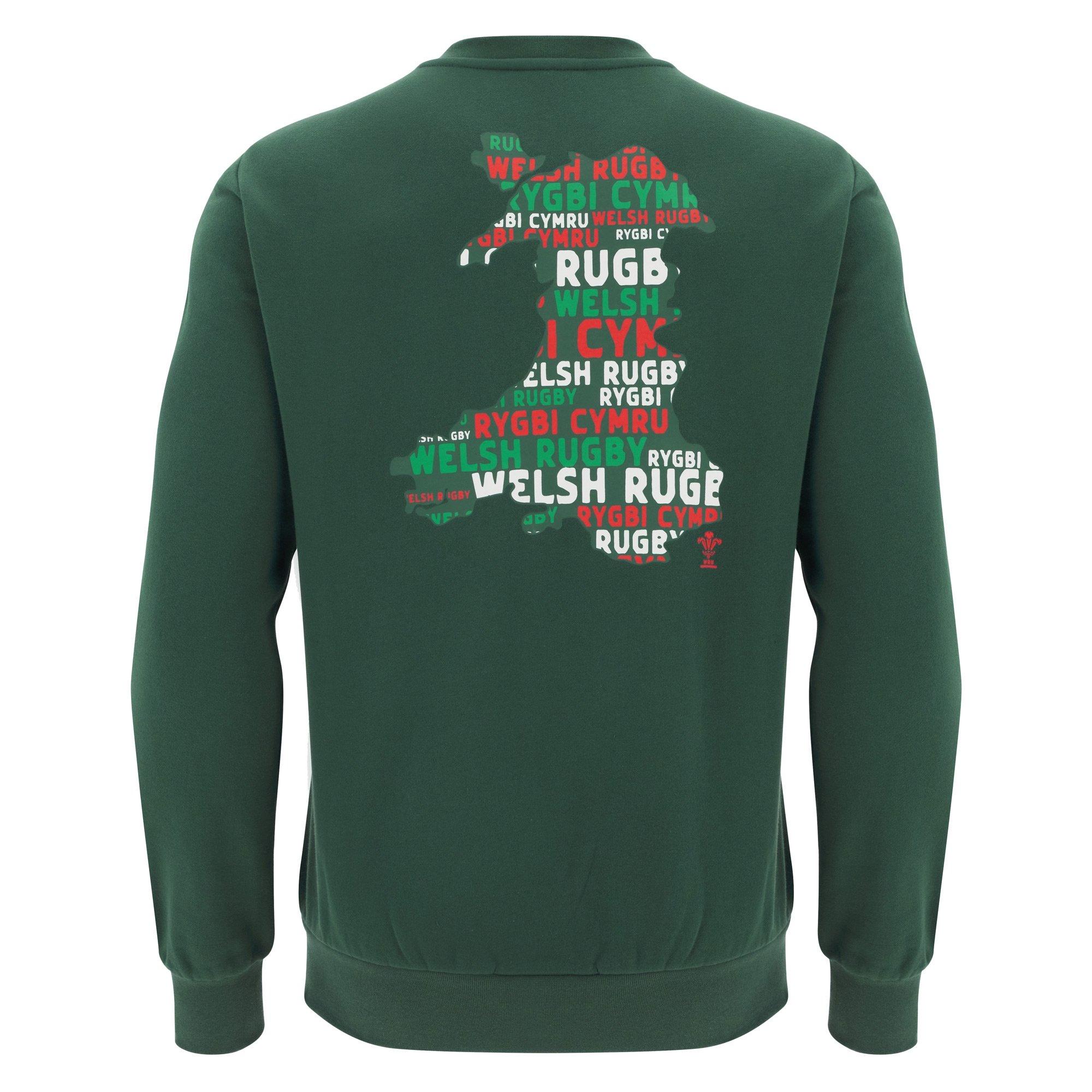 Green - Macron - Wales Rugby Sweatshirt 2025 Adults - 2