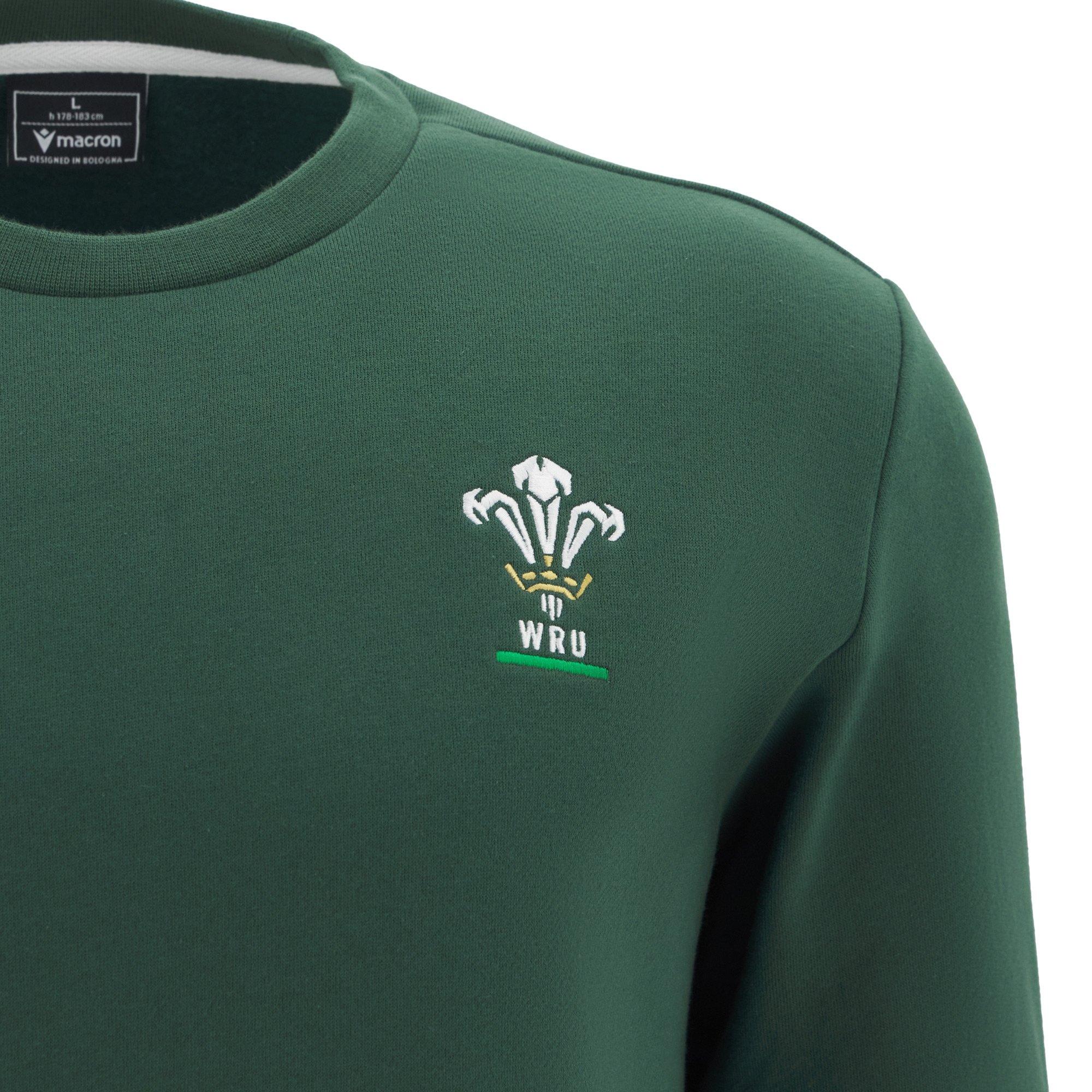 Green - Macron - Wales Rugby Sweatshirt 2025 Adults - 3