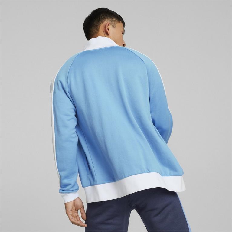 Bleu/Blanc - Puma - colour-block logo-print sweatshirt Viola - 5