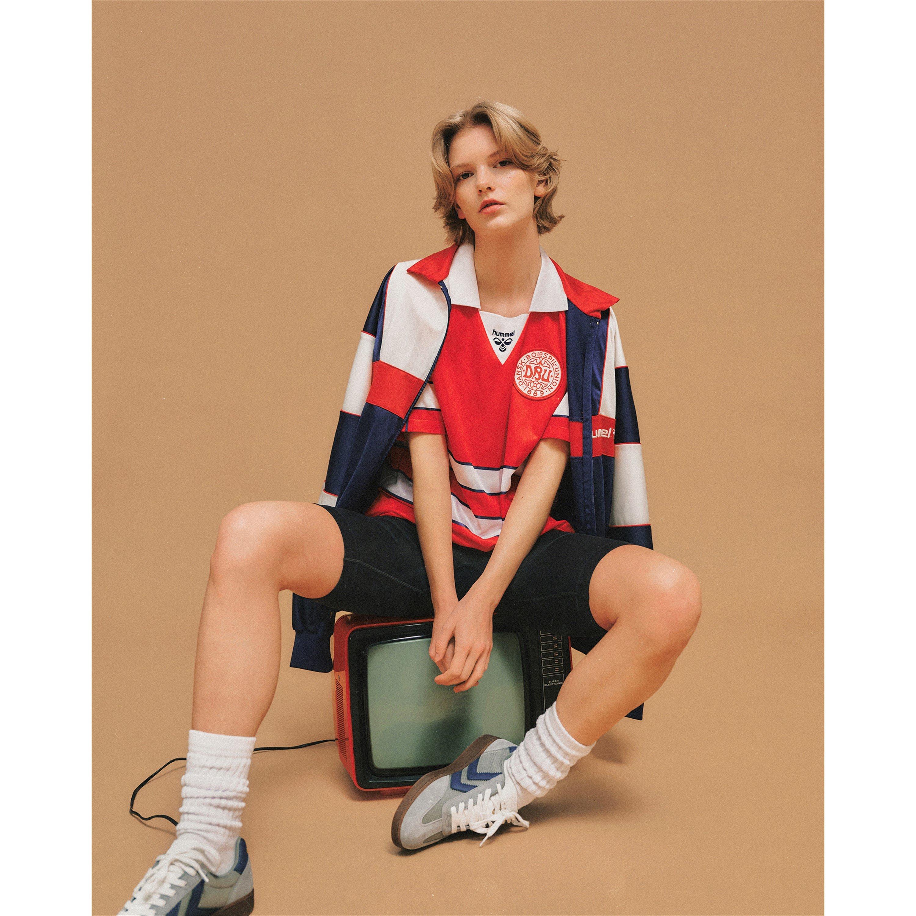 Rood/Wit - Hummel - Denmark Retro Home Shirt 1988 Adults - 3