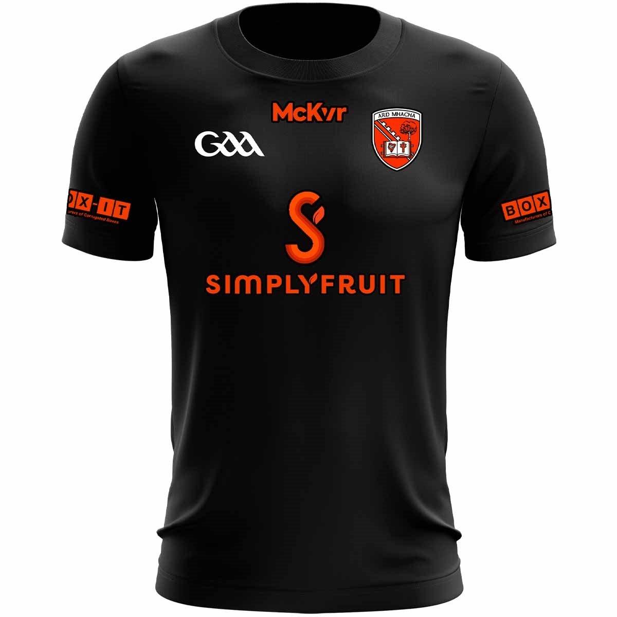 Black/Orange - McKeever Sports - McKeever Armagh Away Shirt 2025 Juniors - 1