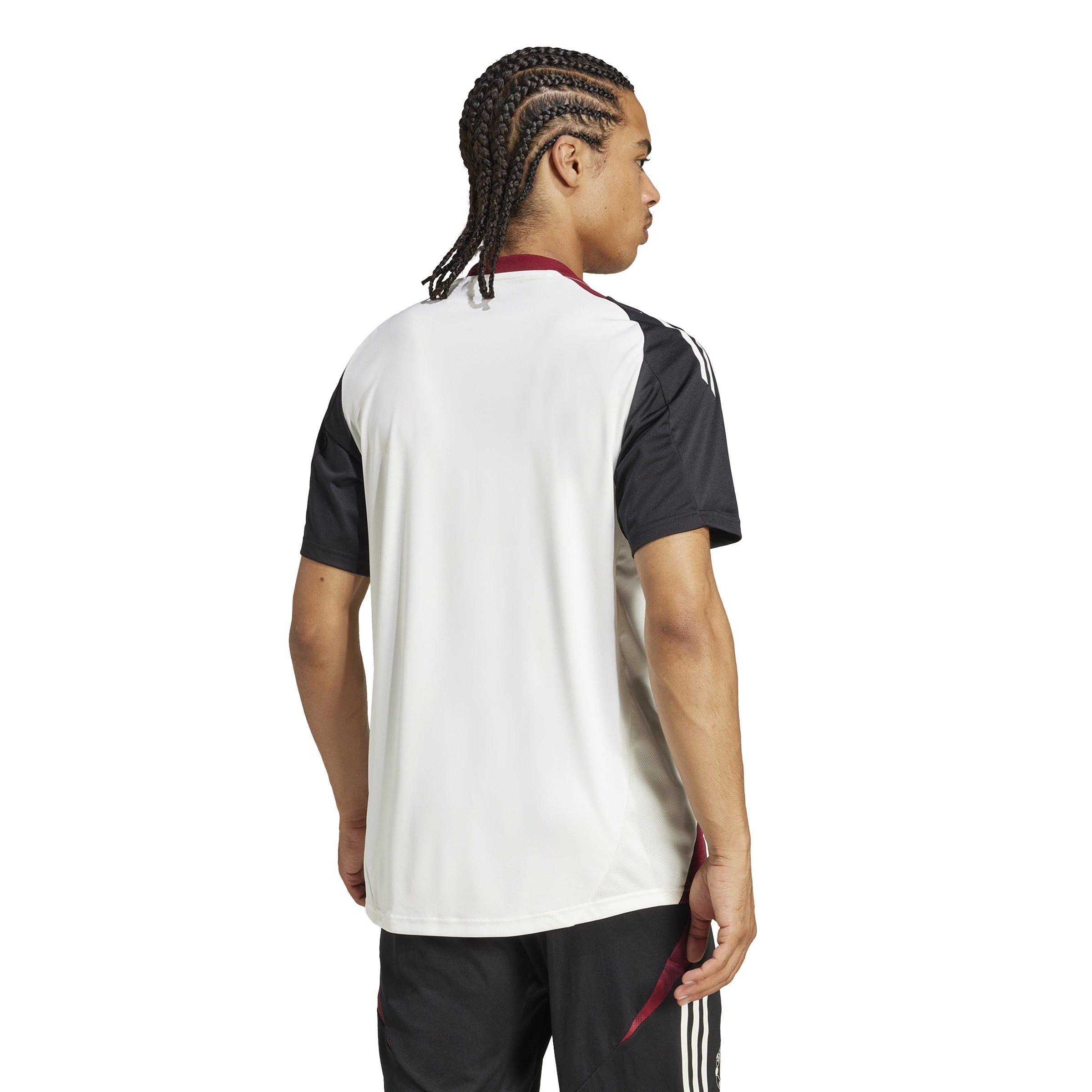 Off White/Zwart - adidas - Manchester United Training Shirt 2024 2025 Adults - 4
