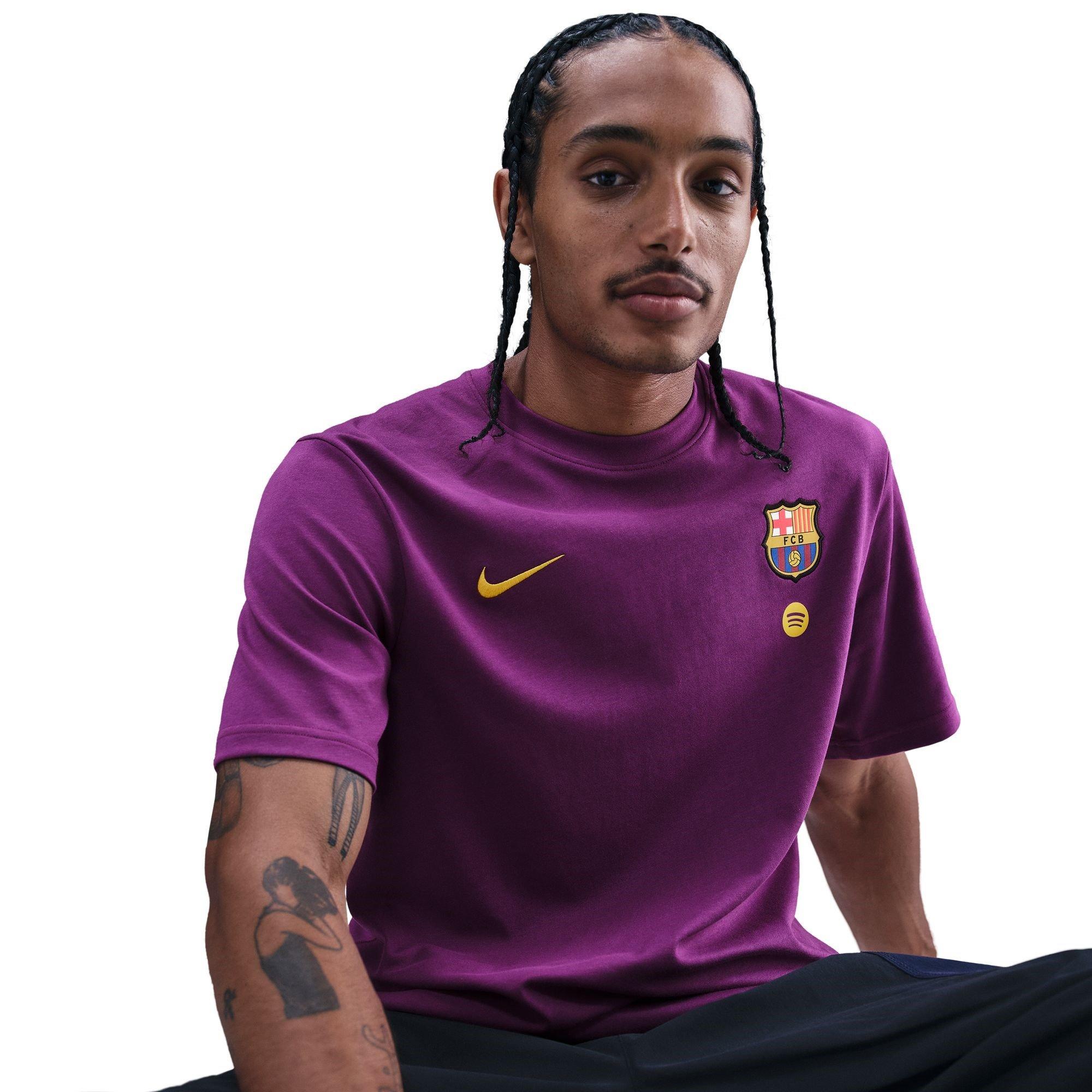 Purple/Gold - Nike - Barcelona Home Shirt 2025 2026 Adults - 5