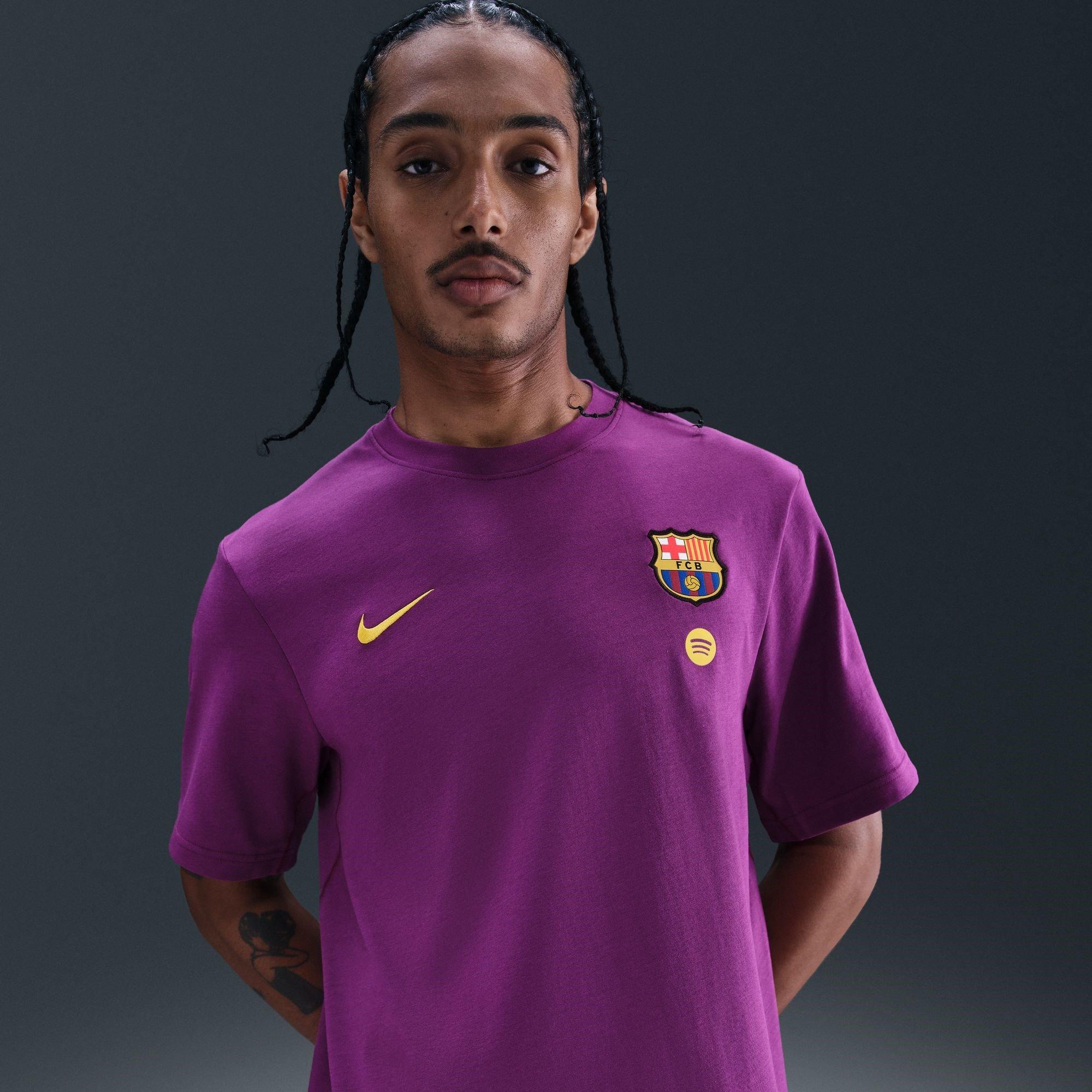 Purple/Gold - Nike - Barcelona Home Shirt 2025 2026 Adults - 6