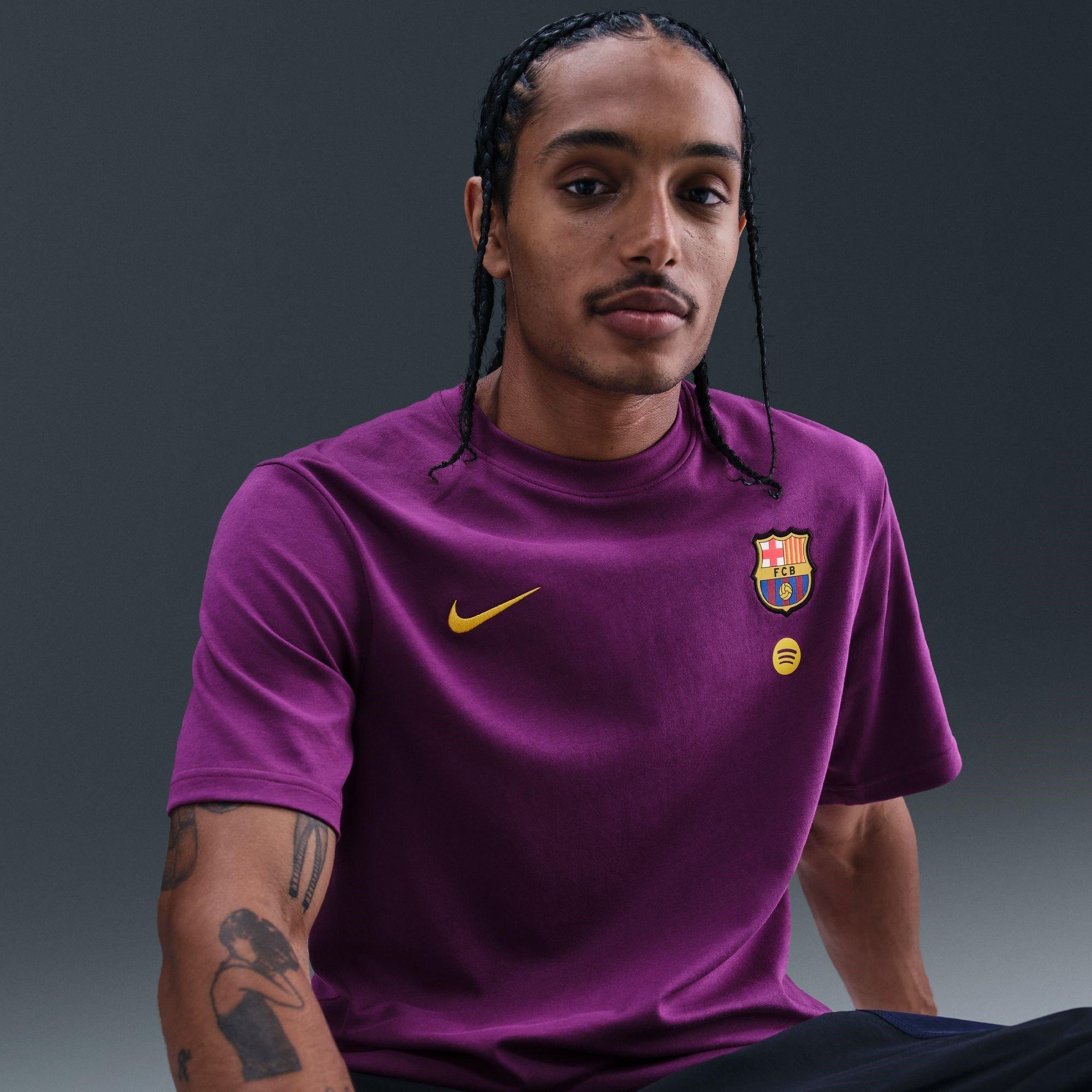 Purple/Gold - Nike - Barcelona Home Shirt 2025 2026 Adults - 10