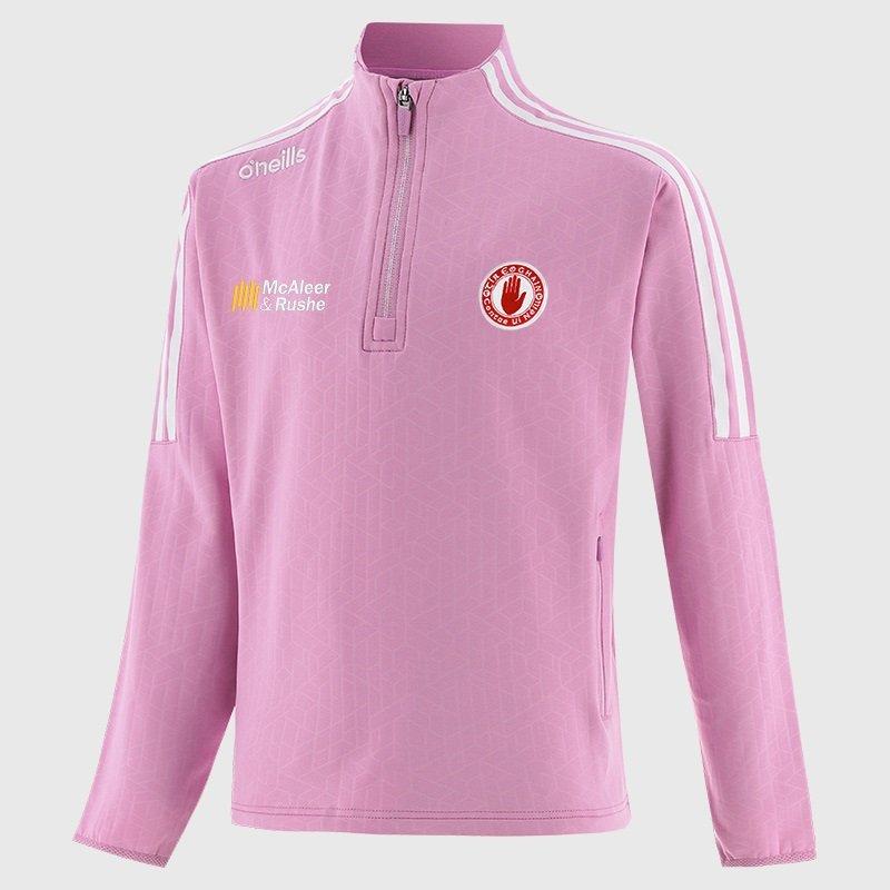 Oneills Girls Tyrone Hydra Half Zip Top - Pnk/Whi/Pnk - 13 Years