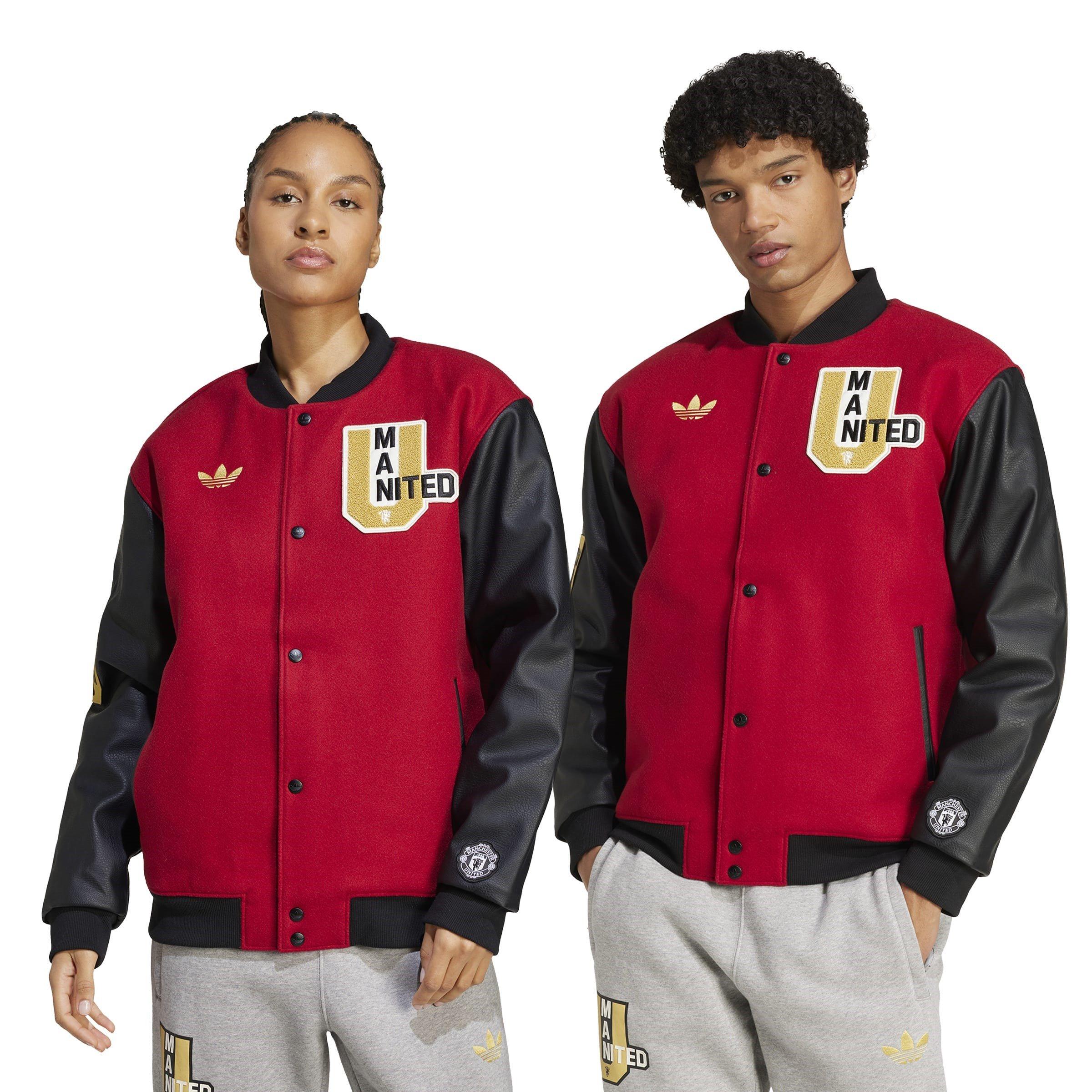 Active Maroon - adidas - Manchester United VRCT Jacket - 1