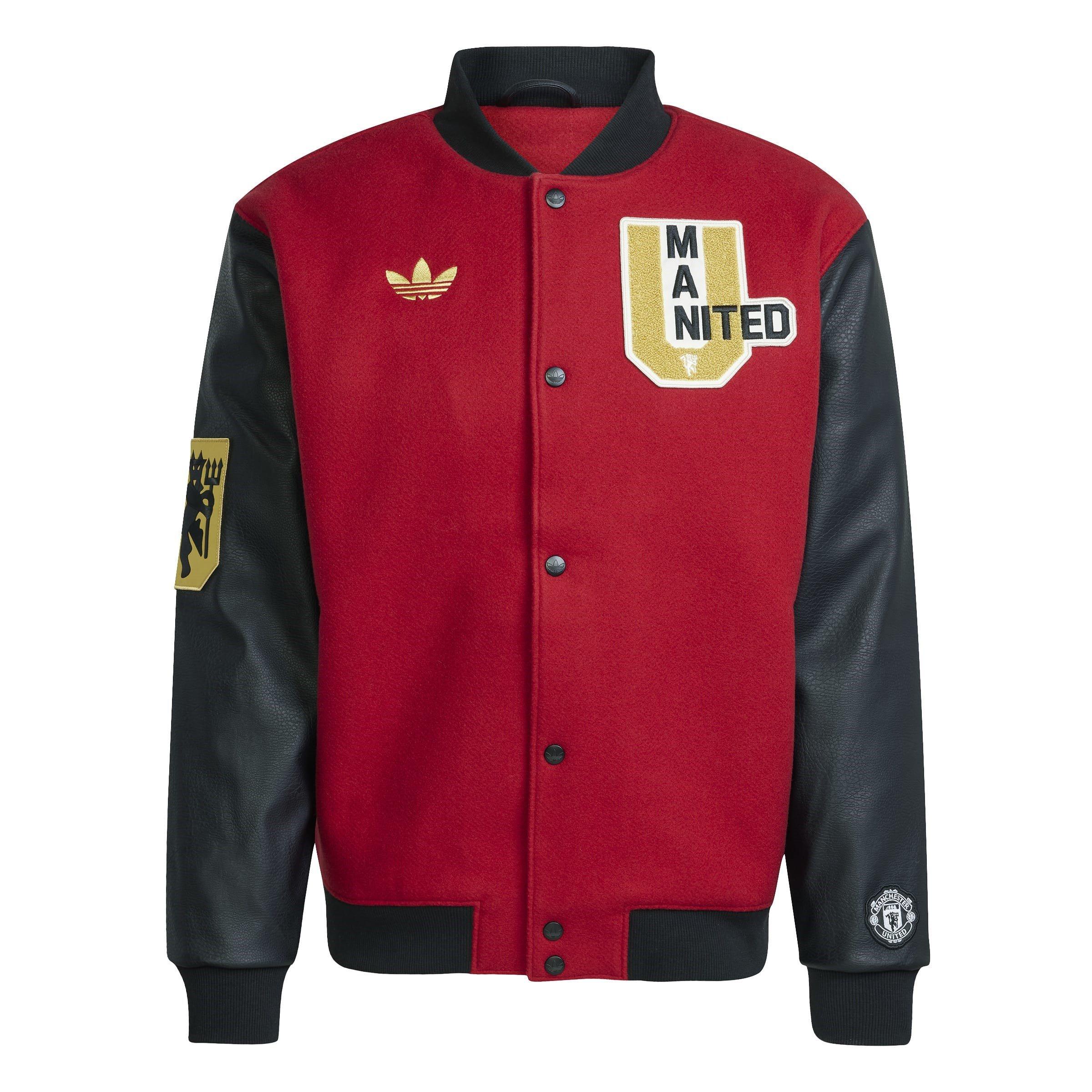 Active Maroon - adidas - Manchester United VRCT Jacket - 8