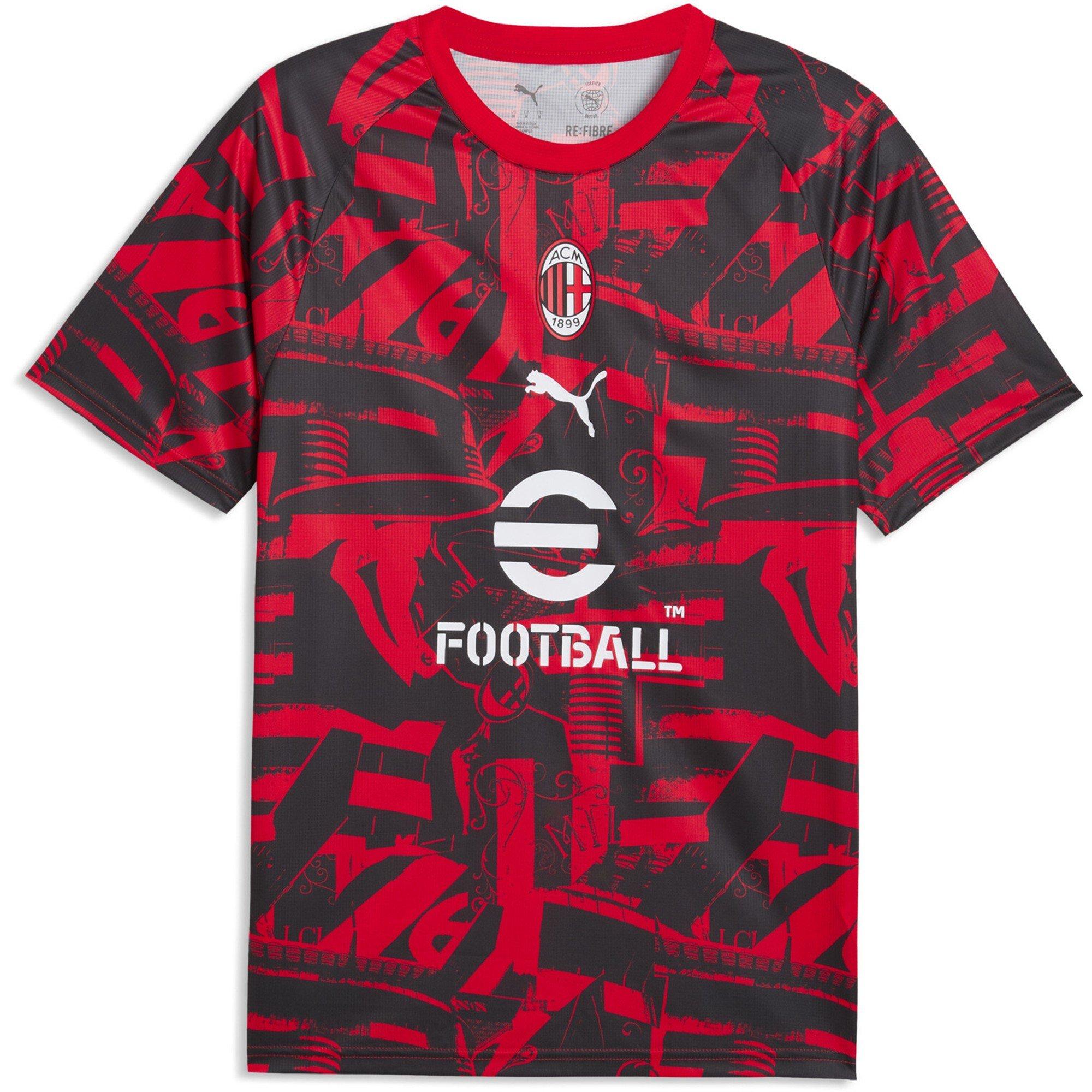 Red/Black - Puma - AC Milan Pre Match Shirt 2026/27 Mens - 1