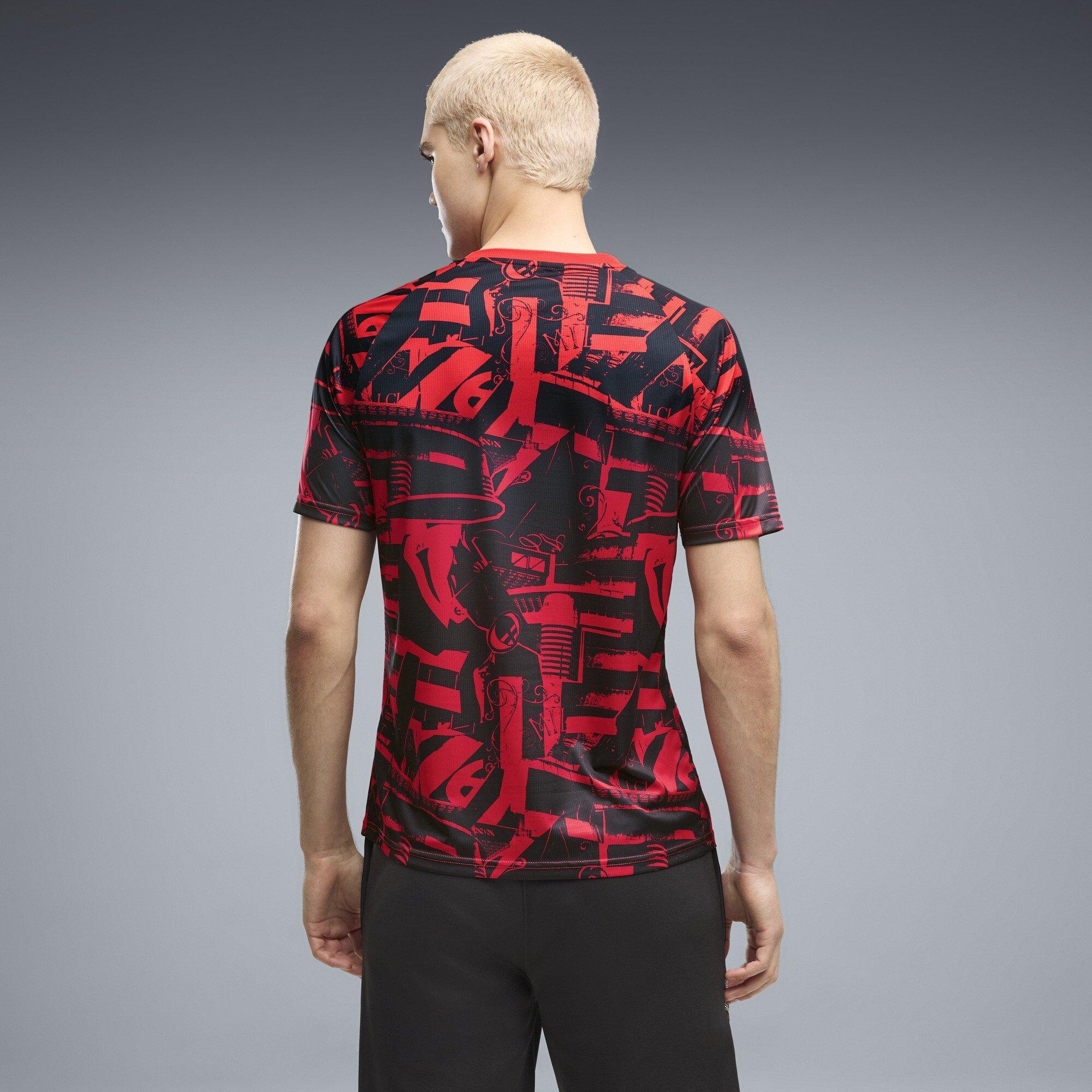 Red/Black - Puma - AC Milan Pre Match Shirt 2026/27 Mens - 4