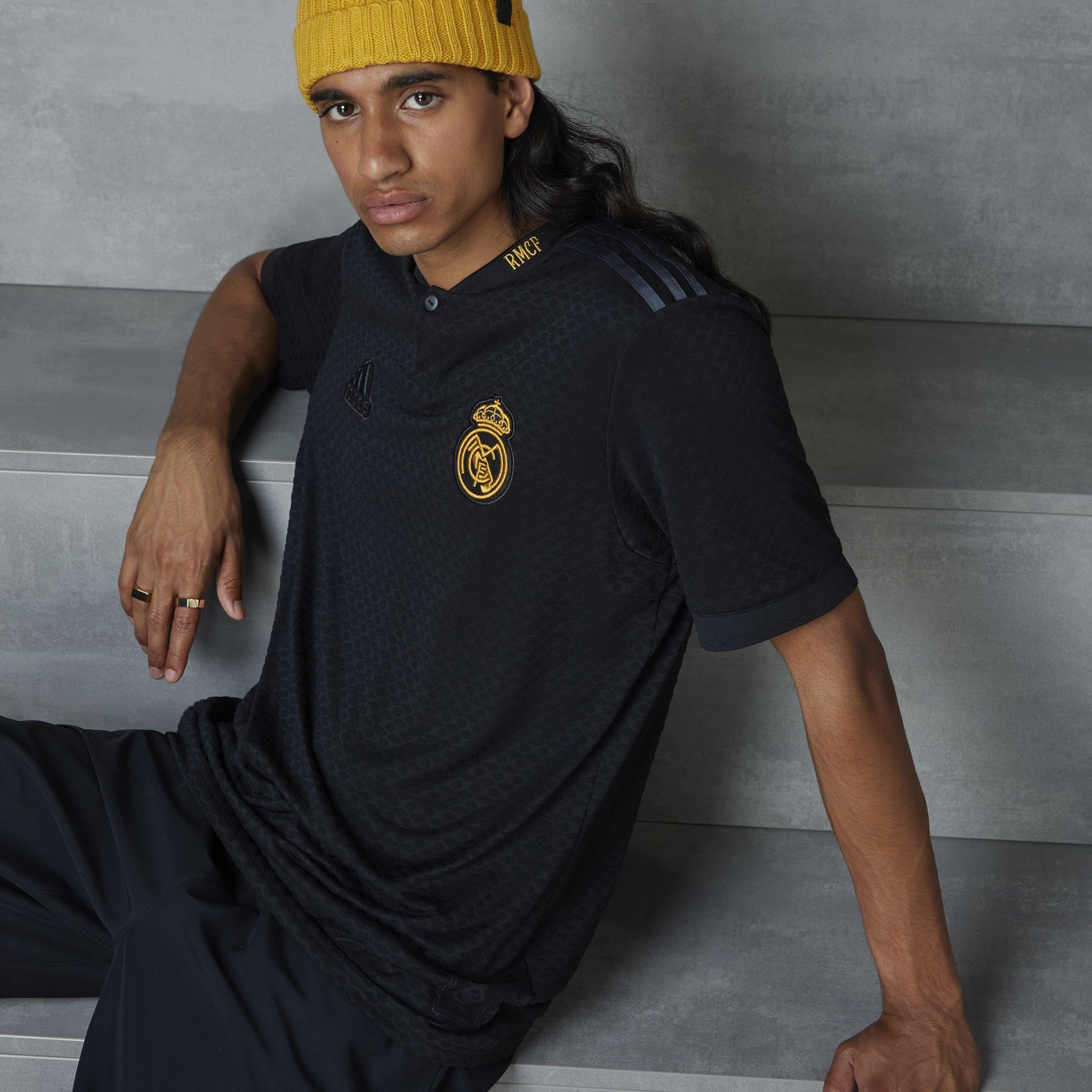 Nero - adidas - Real Madrid Third Lifestyler Shirt 2023 2024 Mens - 9