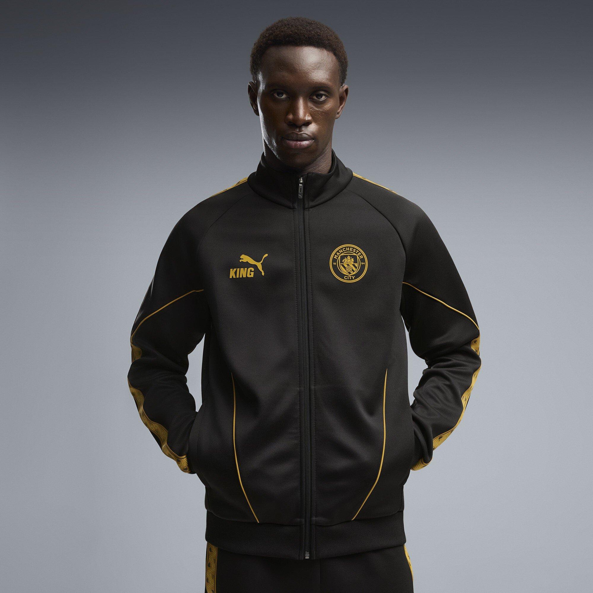  Black/Gold - Puma - Manchester City Anthem Jacket 2026/27 Mens - 3