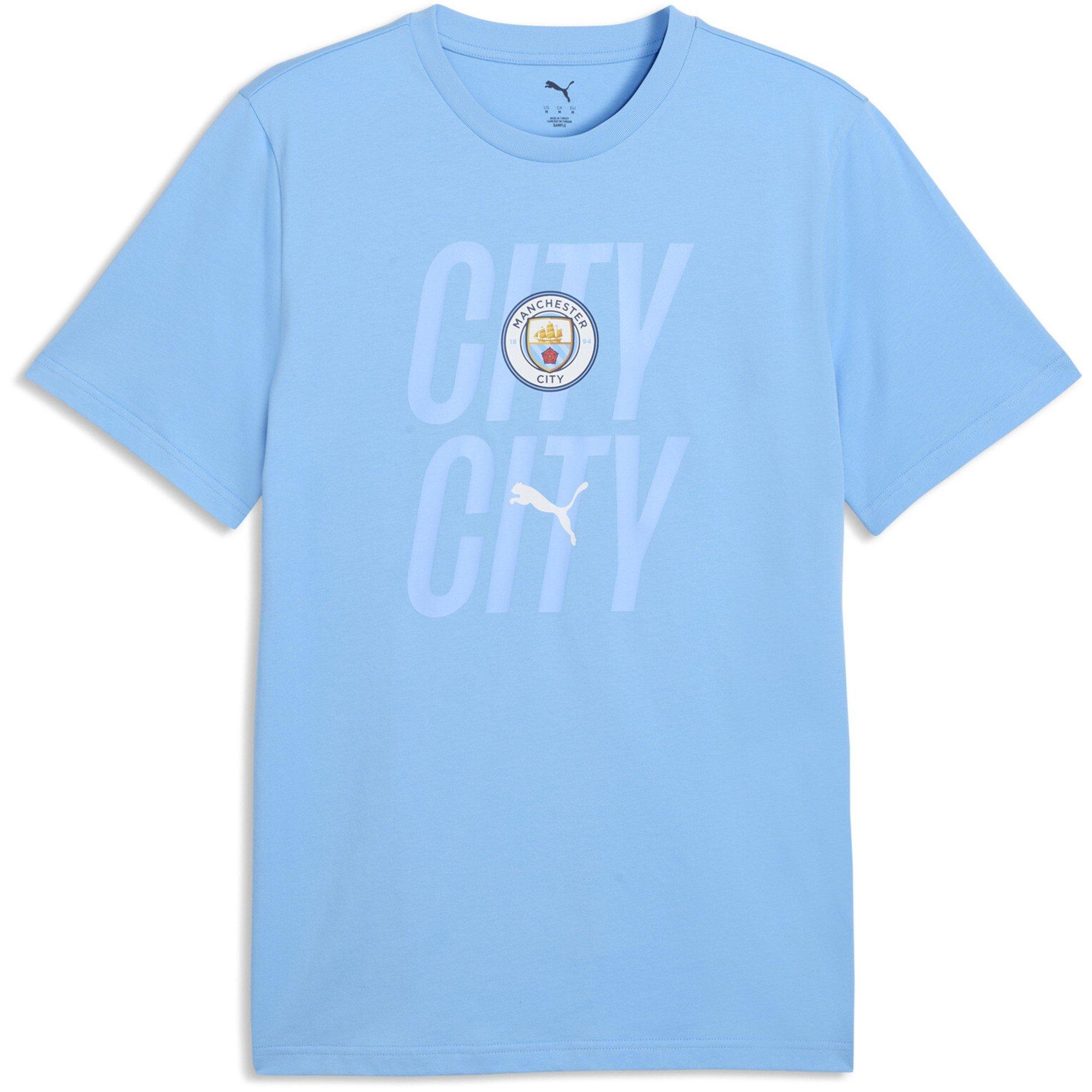 Blau/Weiß - Puma - Manchester City Culture T-Shirt Mens - 1