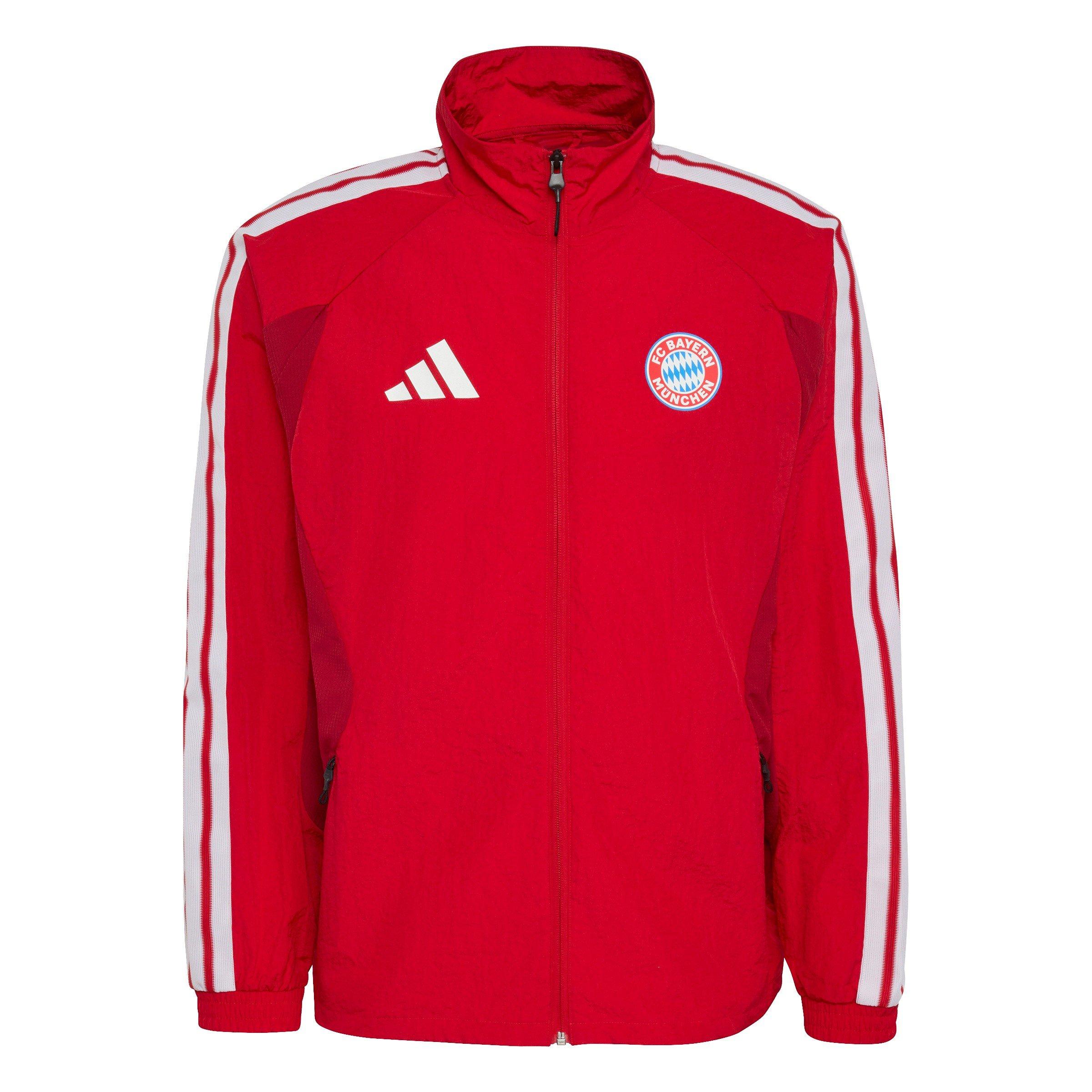 Red/White - adidas - Bayern Munich Pre Match Jacket 2026/27 Mens - 1