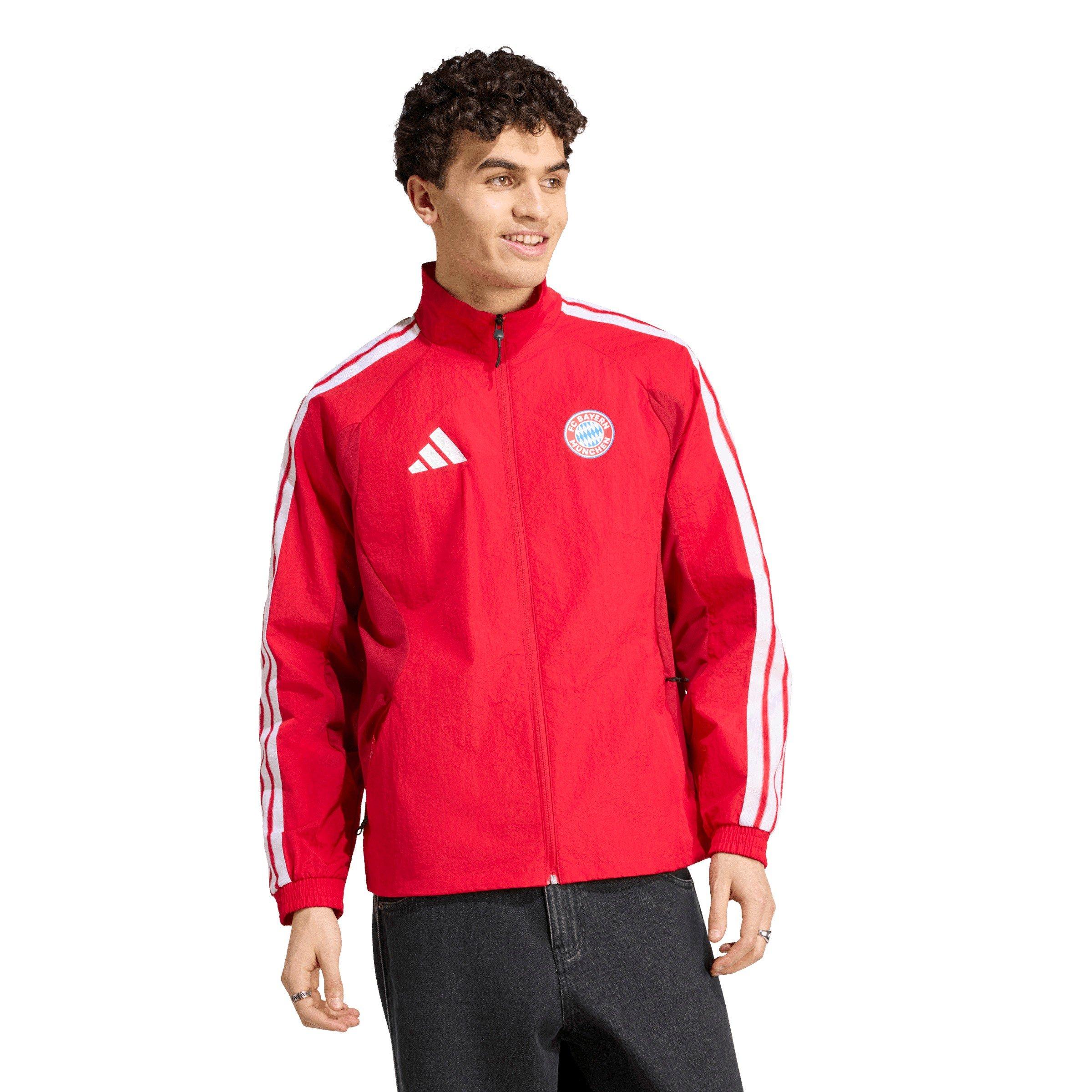 Red/White - adidas - Bayern Munich Pre Match Jacket 2026/27 Mens - 2