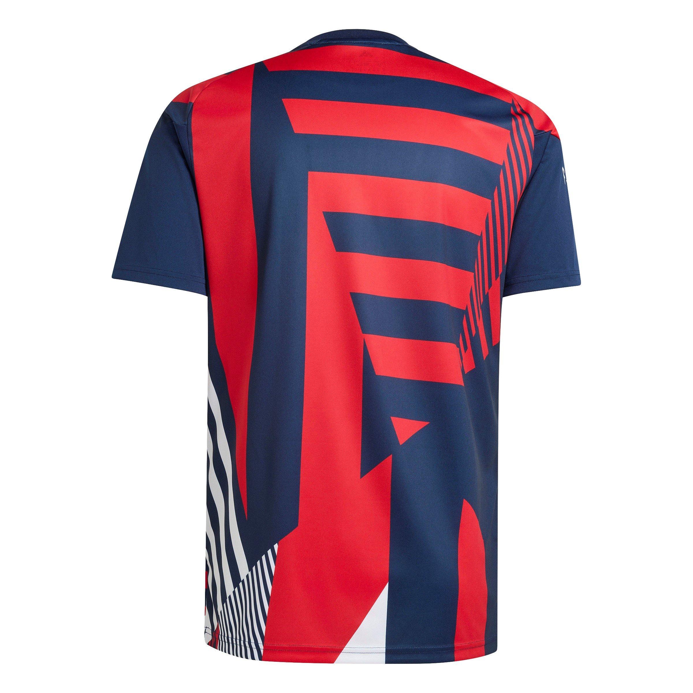 Navy/Red - adidas - Mens Bayern Munich Pre Match Football Shirt 2026 2027 - 2