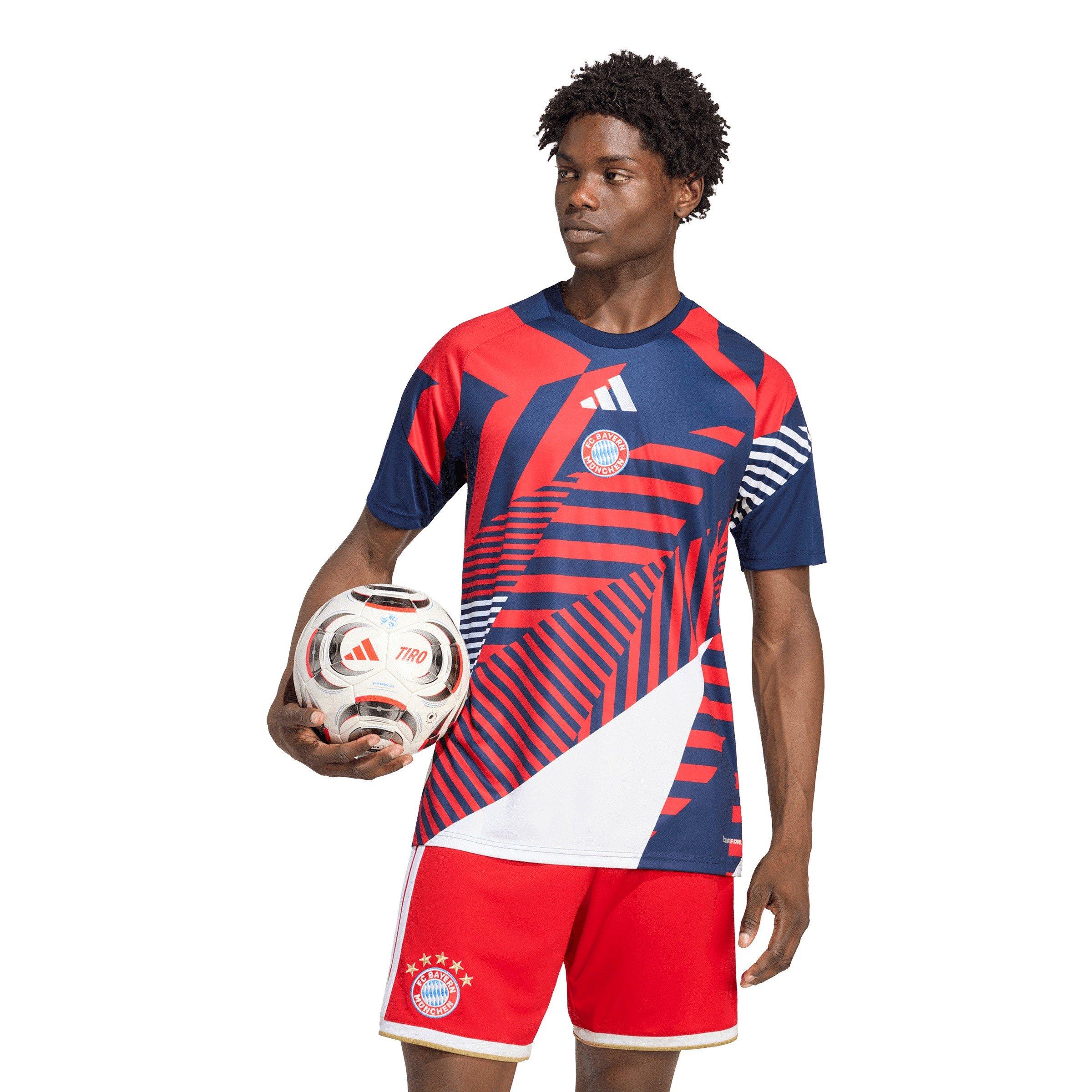 Navy/Red - adidas - Mens Bayern Munich Pre Match Football Shirt 2026 2027 - 3