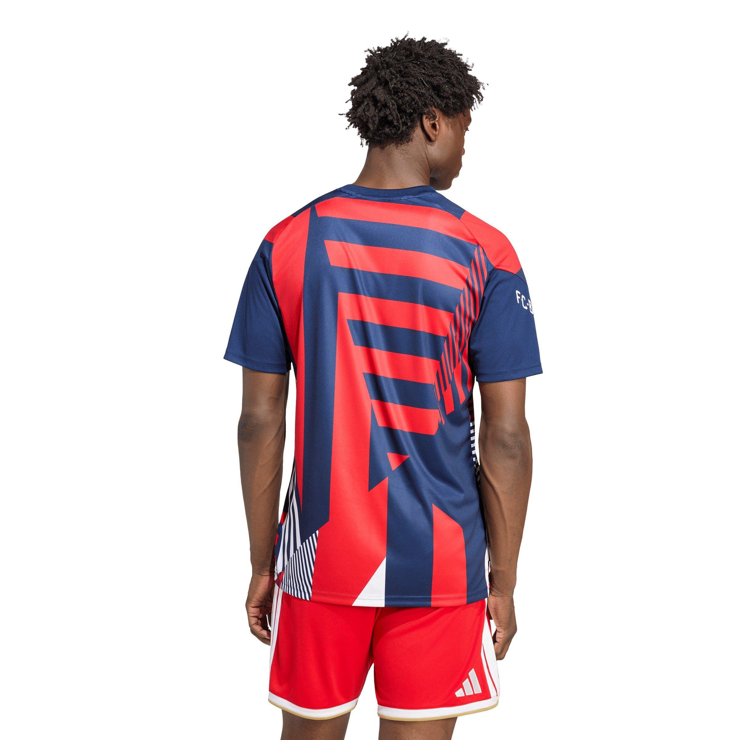 Navy/Red - adidas - Mens Bayern Munich Pre Match Football Shirt 2026 2027 - 4