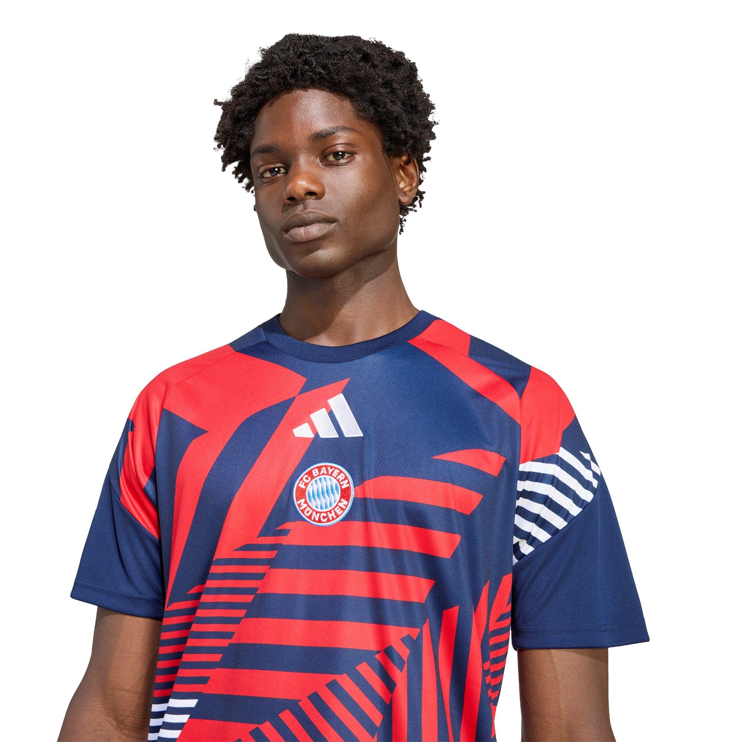 Navy/Red - adidas - Mens Bayern Munich Pre Match Football Shirt 2026 2027 - 5