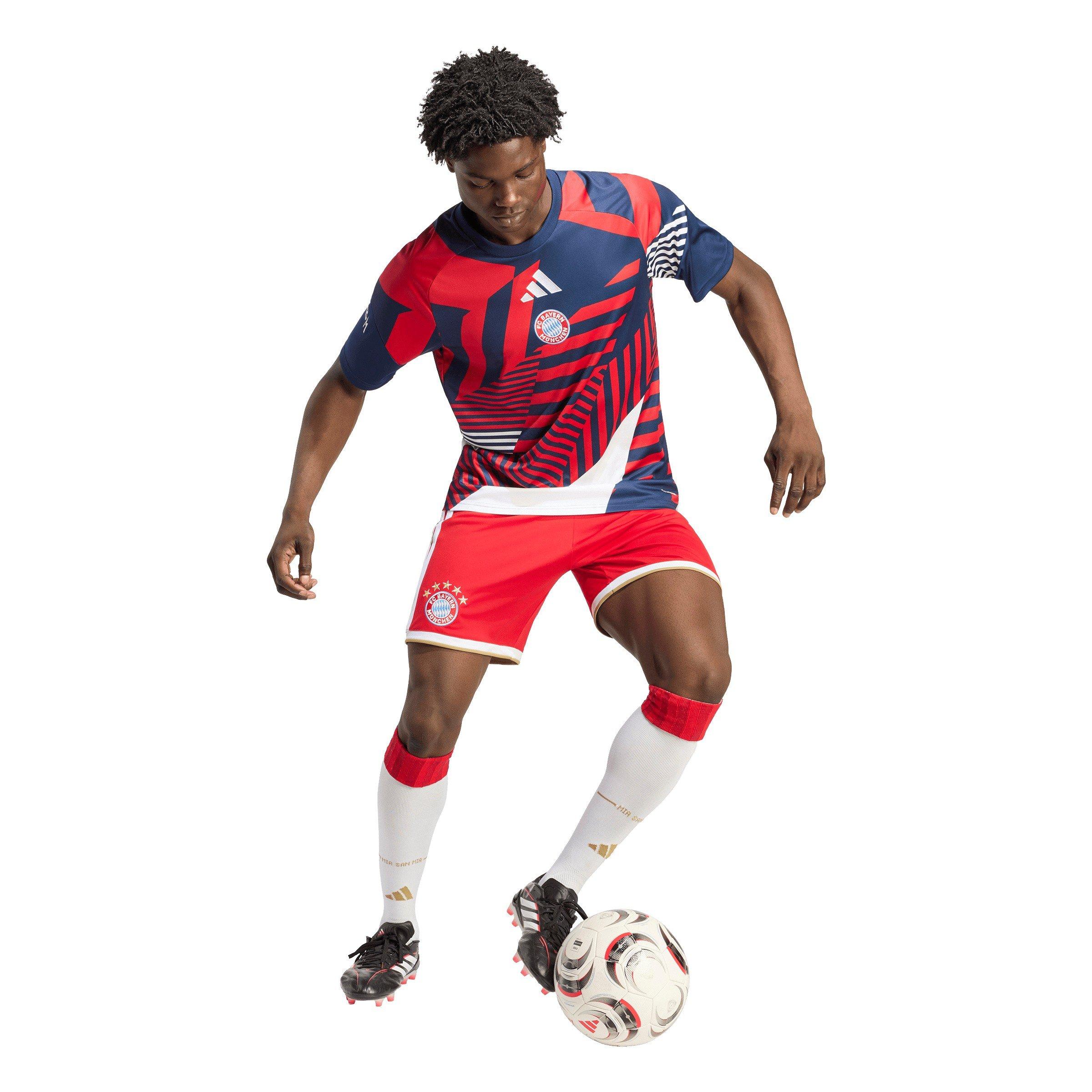 Navy/Red - adidas - Mens Bayern Munich Pre Match Football Shirt 2026 2027 - 7