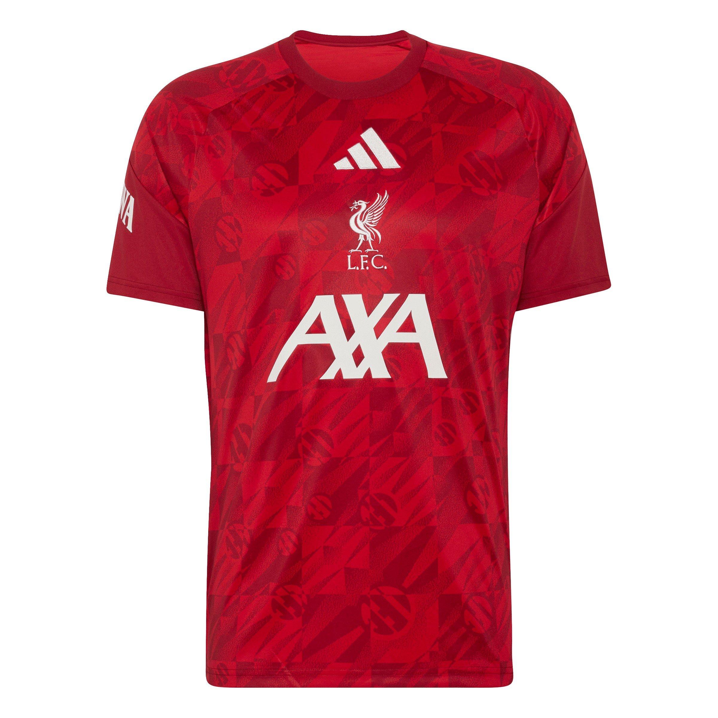 Rot/Weiß - adidas - Liverpool Pre Match Shirt 2026/27 Mens - 1