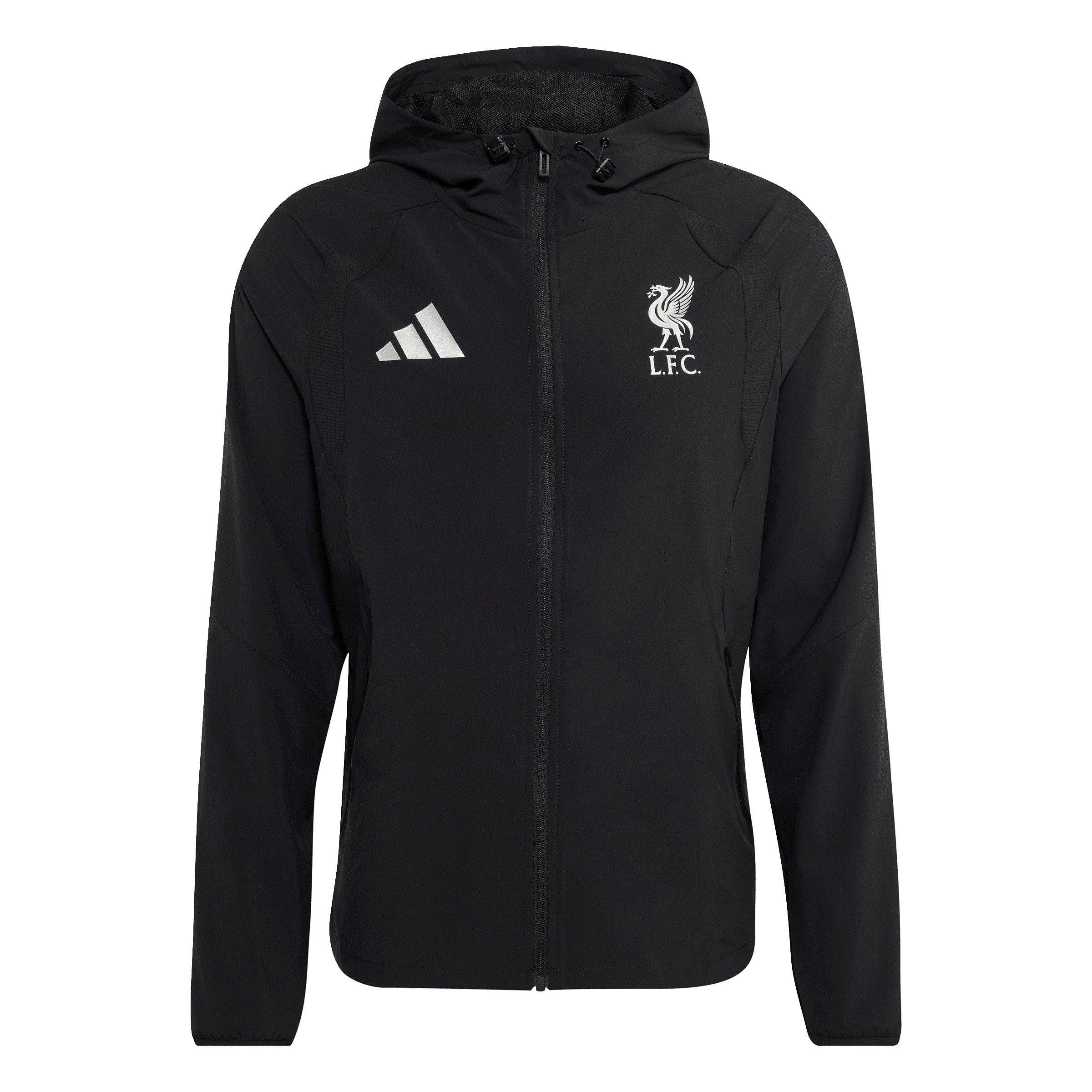 Black/White - adidas - Liverpool Tiro Jacket Mens - 1
