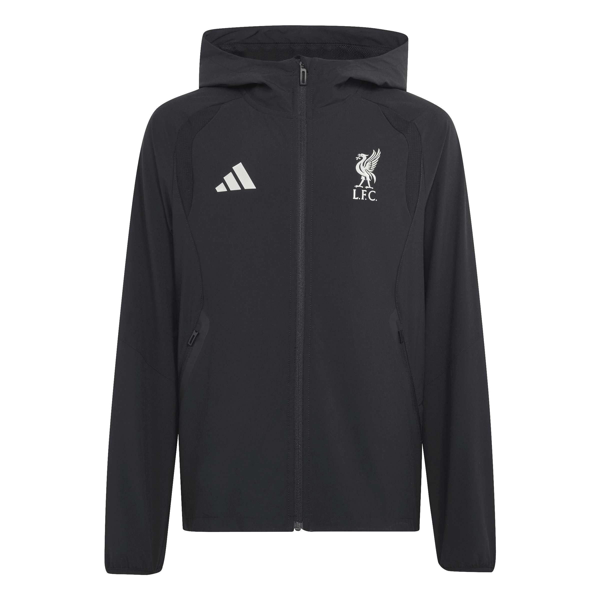 Black/White - adidas - Liverpool Tiro Jacket Juniors - 1
