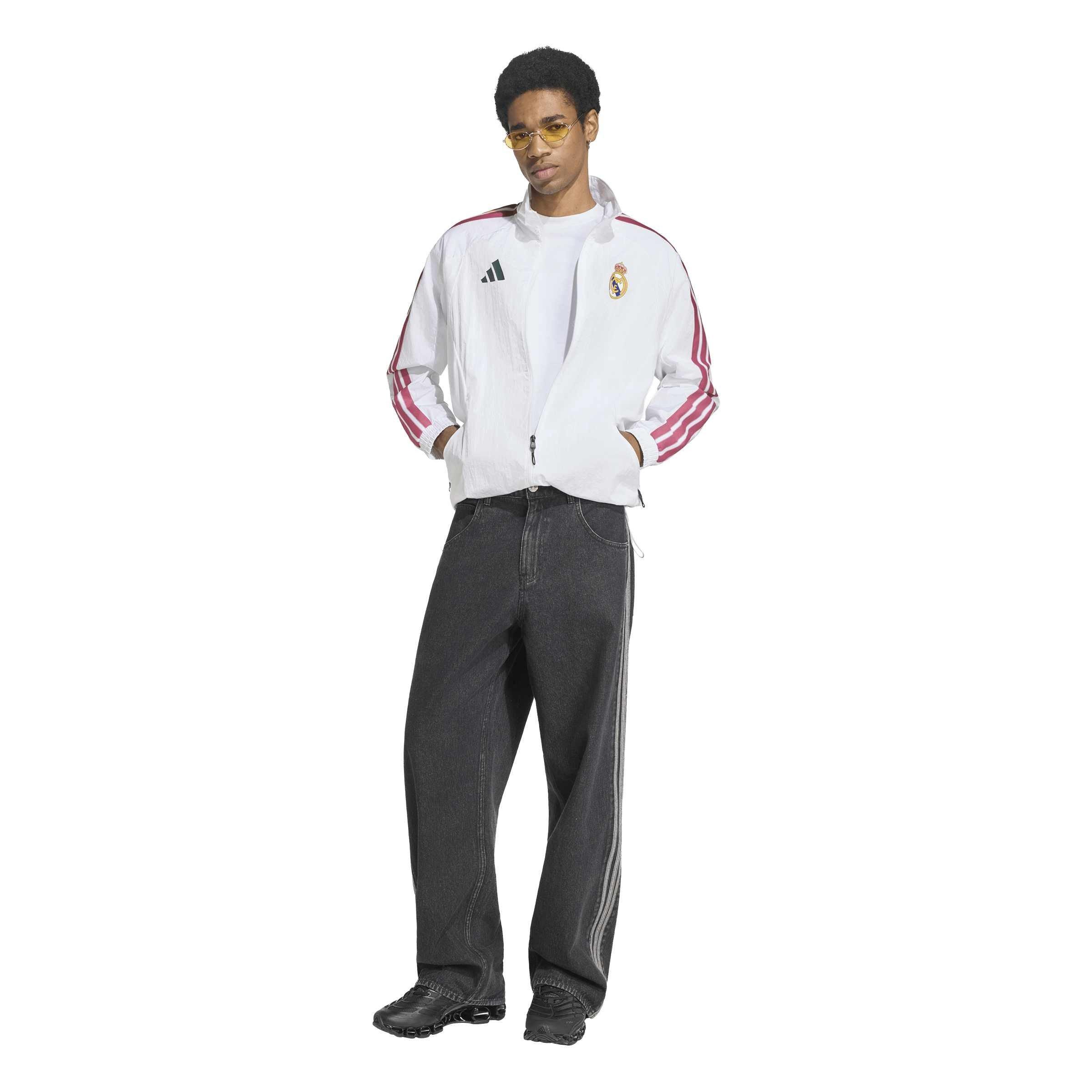 White/Green - adidas - Real Madrid Anthem Jacket 2026/27 Mens - 6