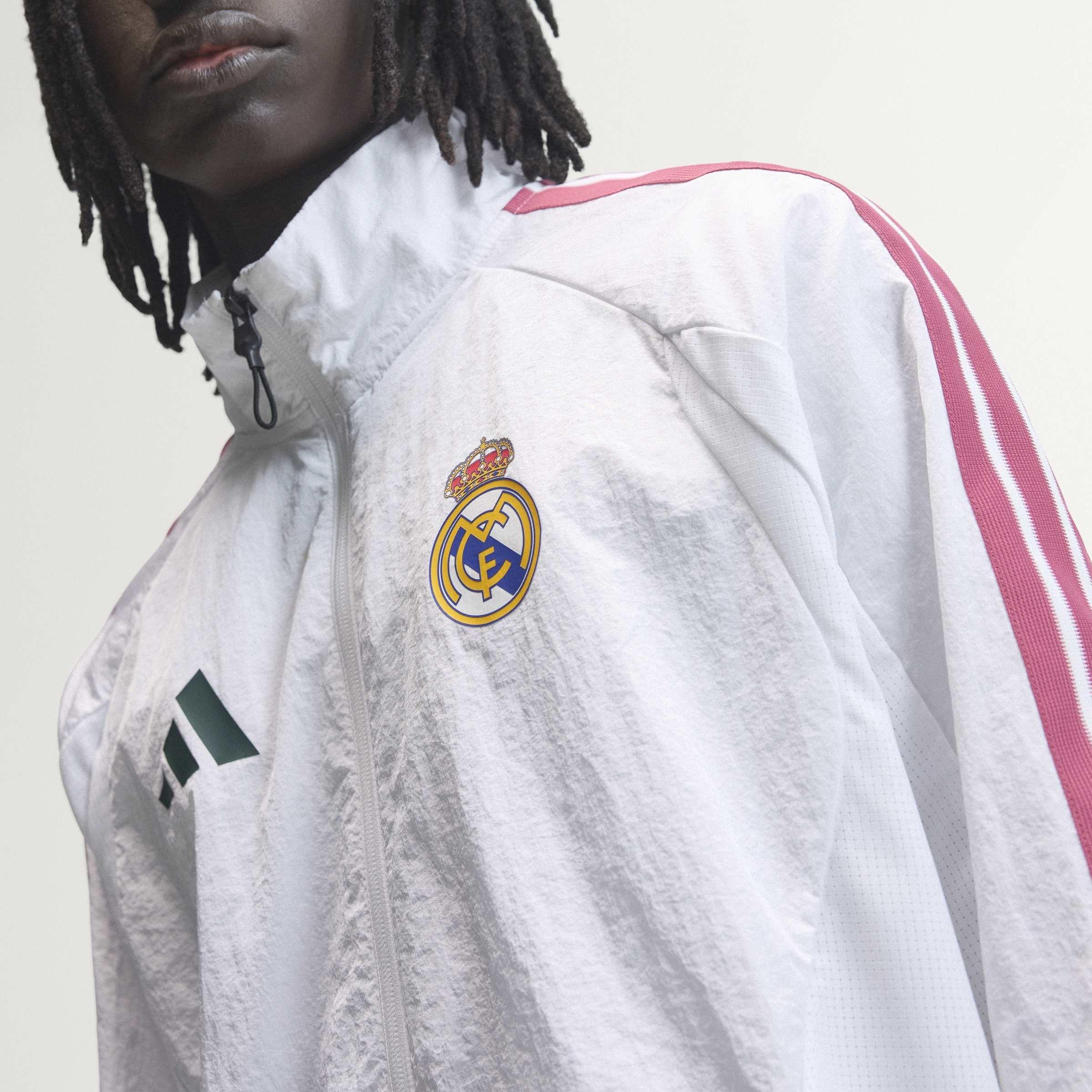White/Green - adidas - Real Madrid Anthem Jacket 2026/27 Mens - 10