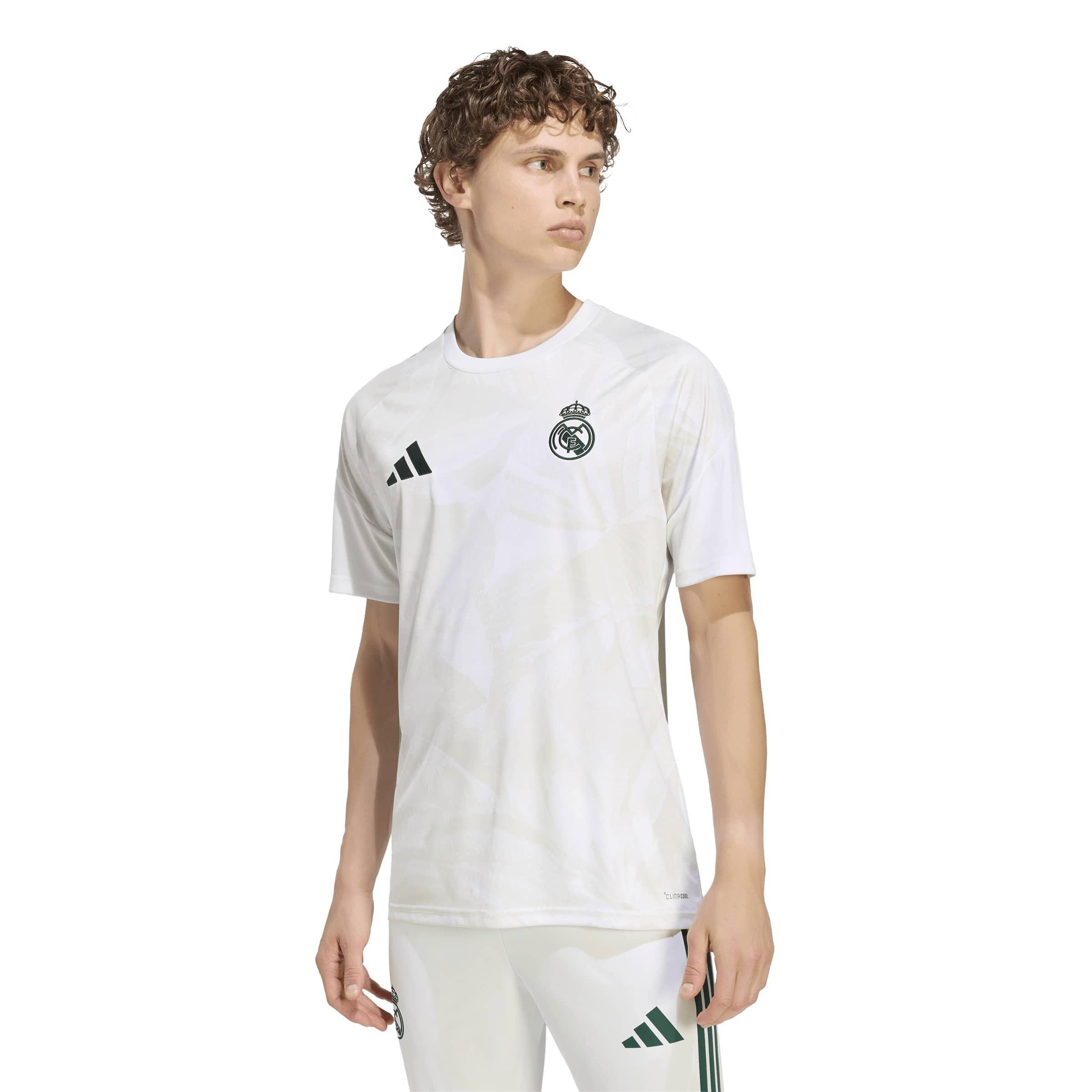 White/Green - adidas - Real Madrid Pre Match Shirt 2026/27 Mens - 3