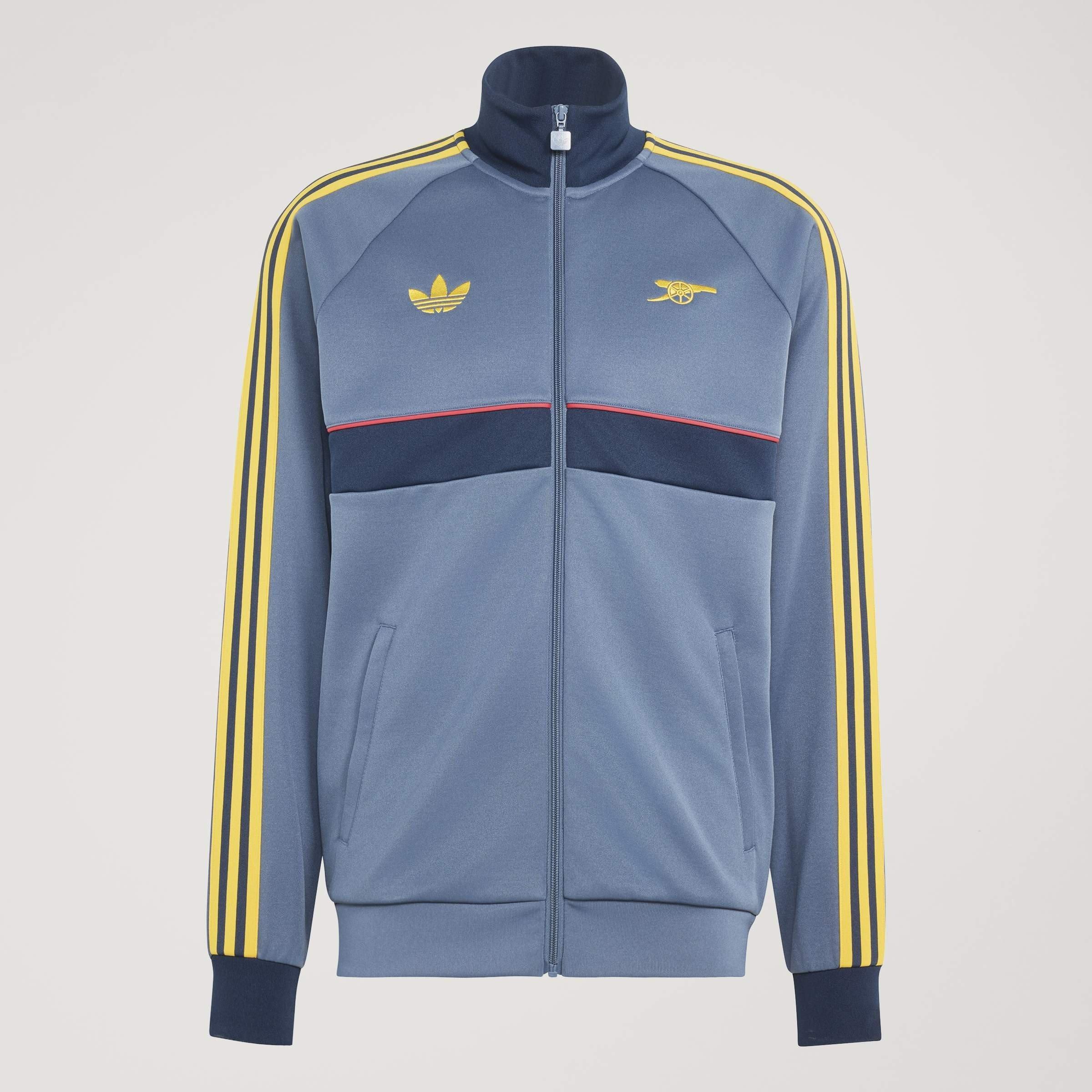 Navy/Hvid - adidas - Arsenal Originals Tracksuit Top Mens - 13