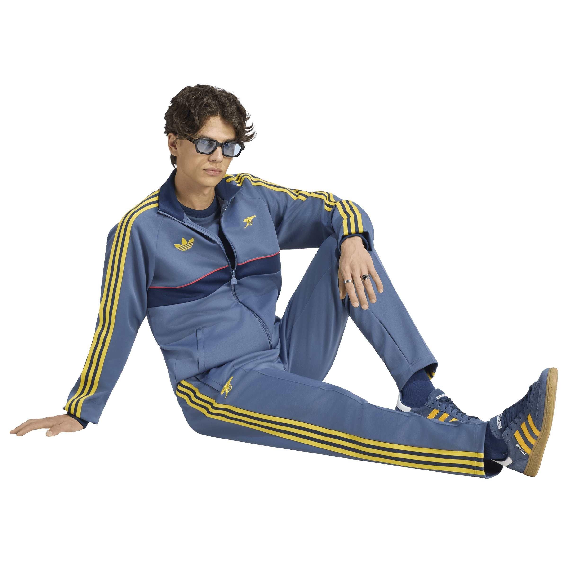 Navy/Hvid - adidas - Arsenal Originals Tracksuit Top Mens - 6