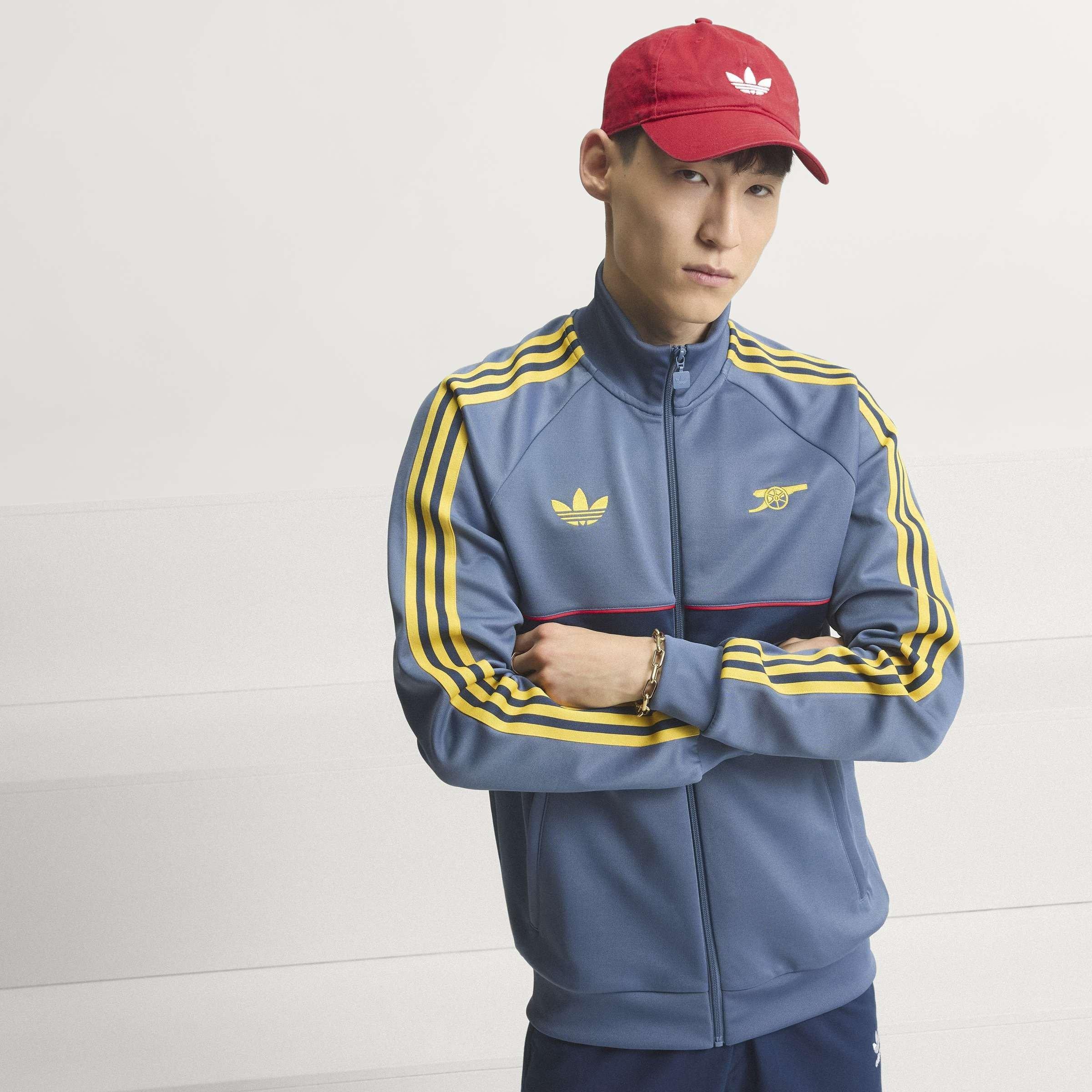 Navy/Hvid - adidas - Arsenal Originals Tracksuit Top Mens - 9