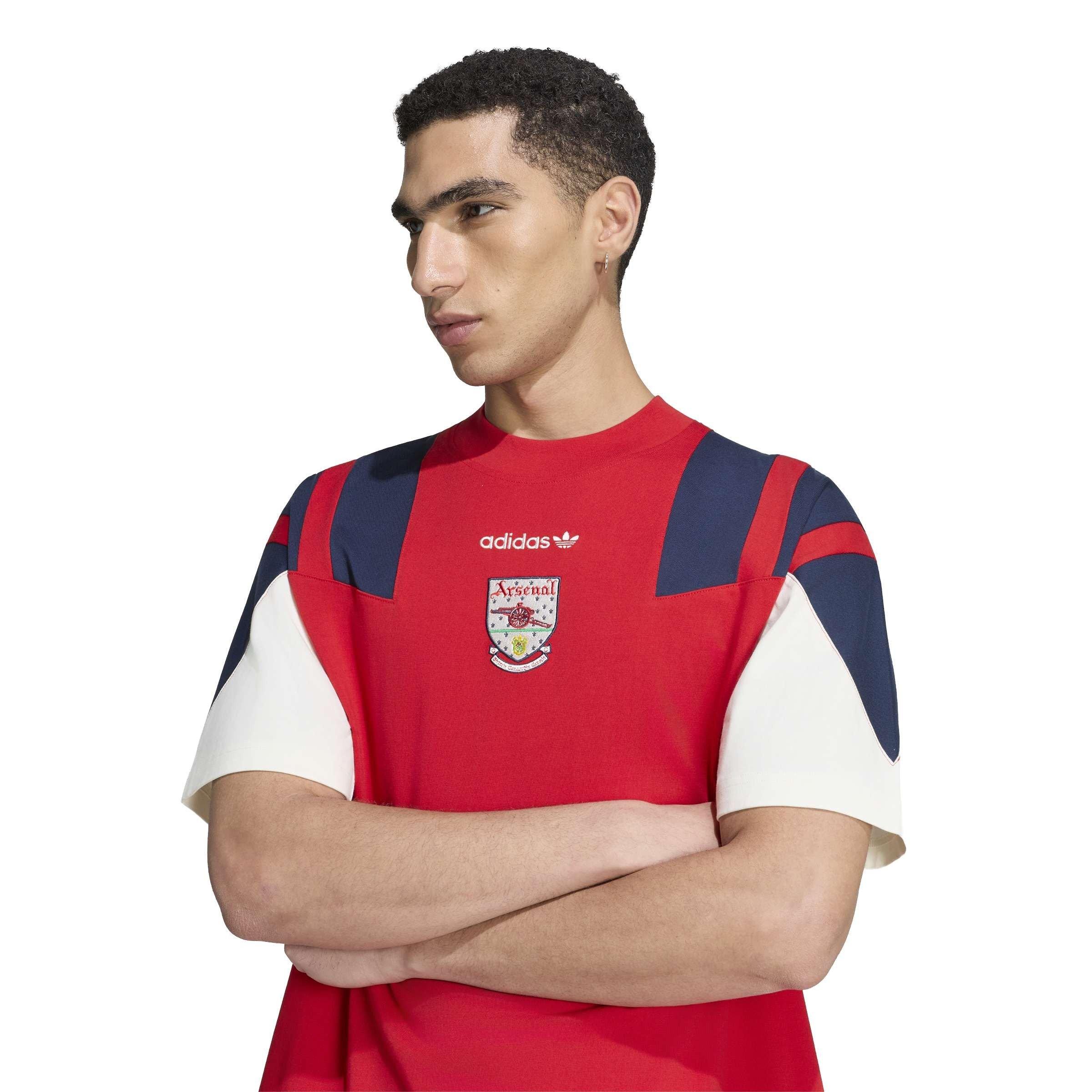 Rood/Wit - adidas - Arsenal EQT T-Shirt Mens - 4