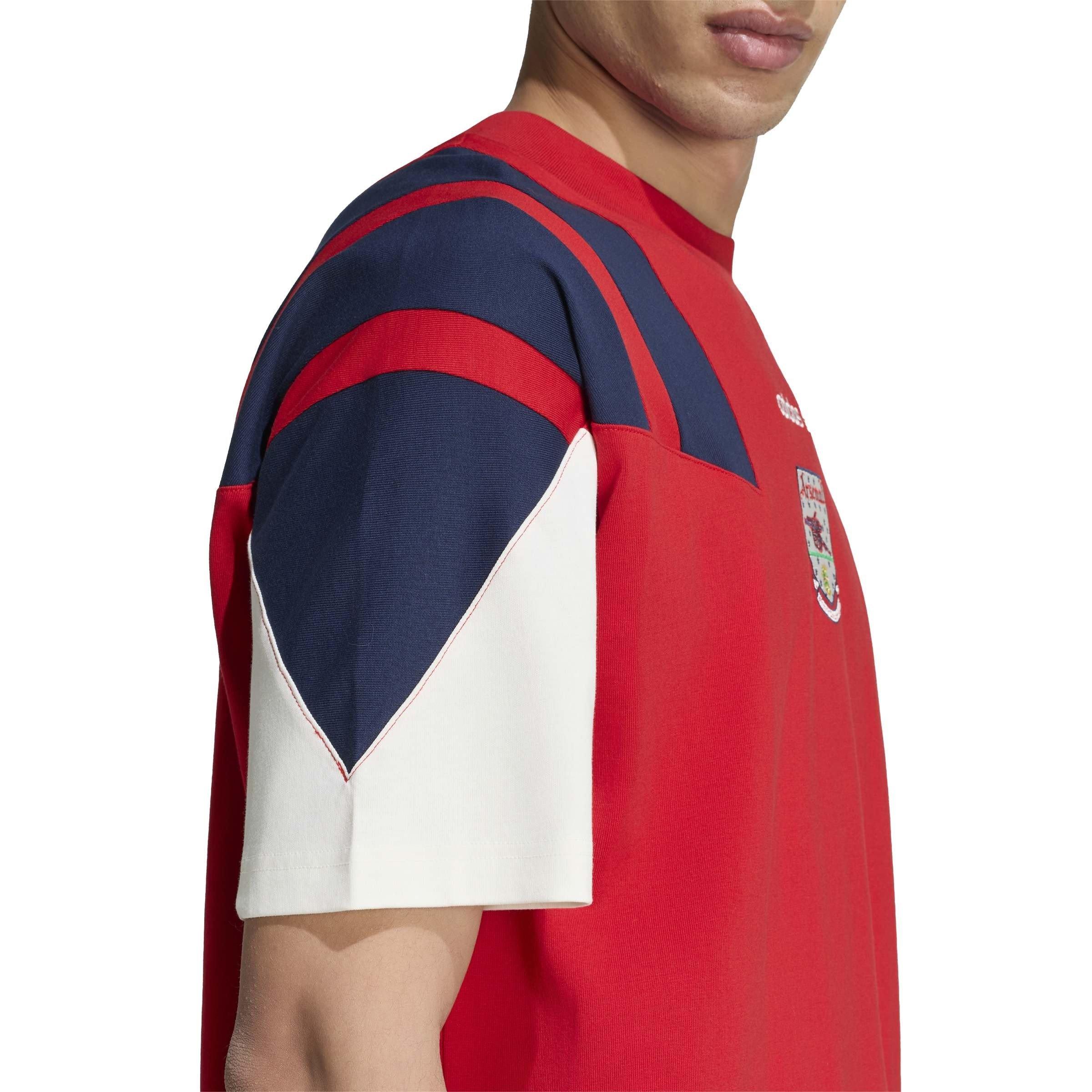 Rood/Wit - adidas - Arsenal EQT T-Shirt Mens - 5