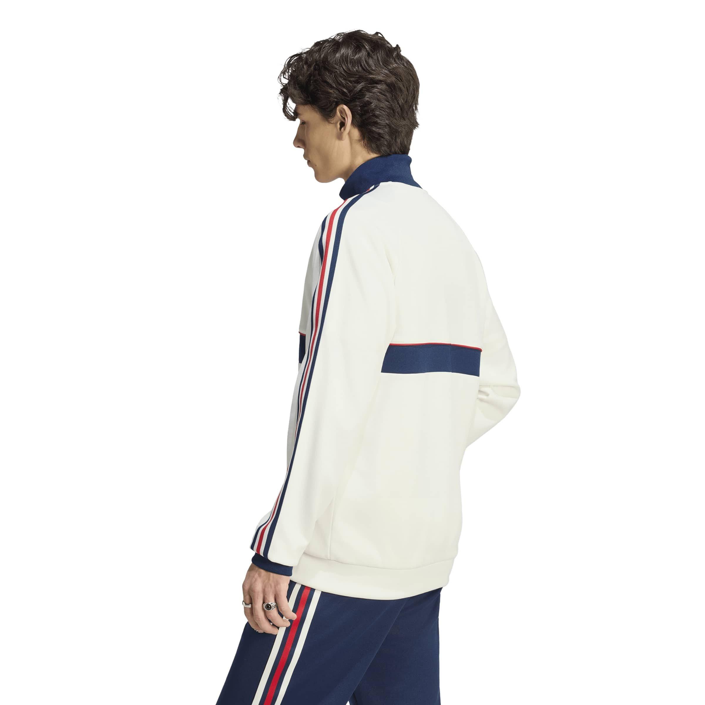 Hvid/Marineblå - adidas - Men's OG Bayern Munich Long-Sleeve Slim-Fit Tracksuit Top - 4