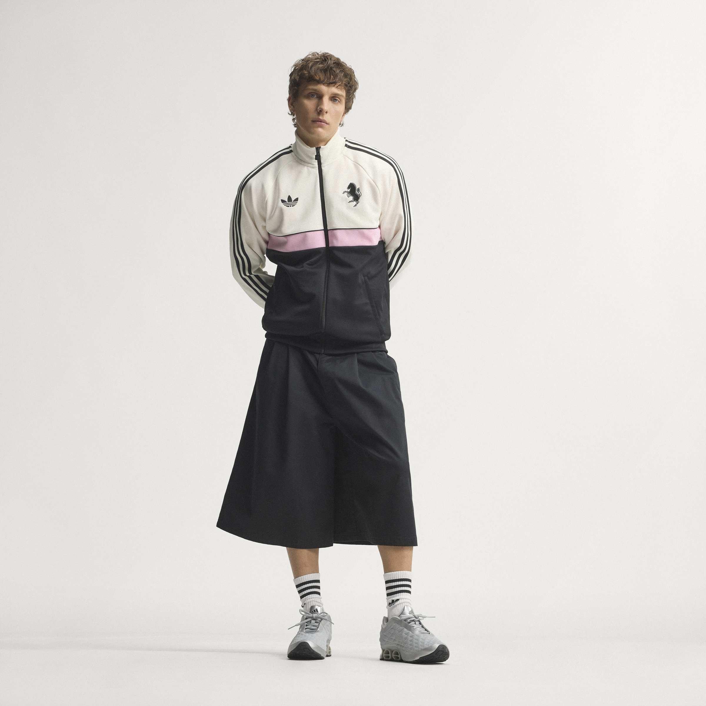 Blanc/Noir - adidas - Juventus Originals Tracksuit Top Mens - 7