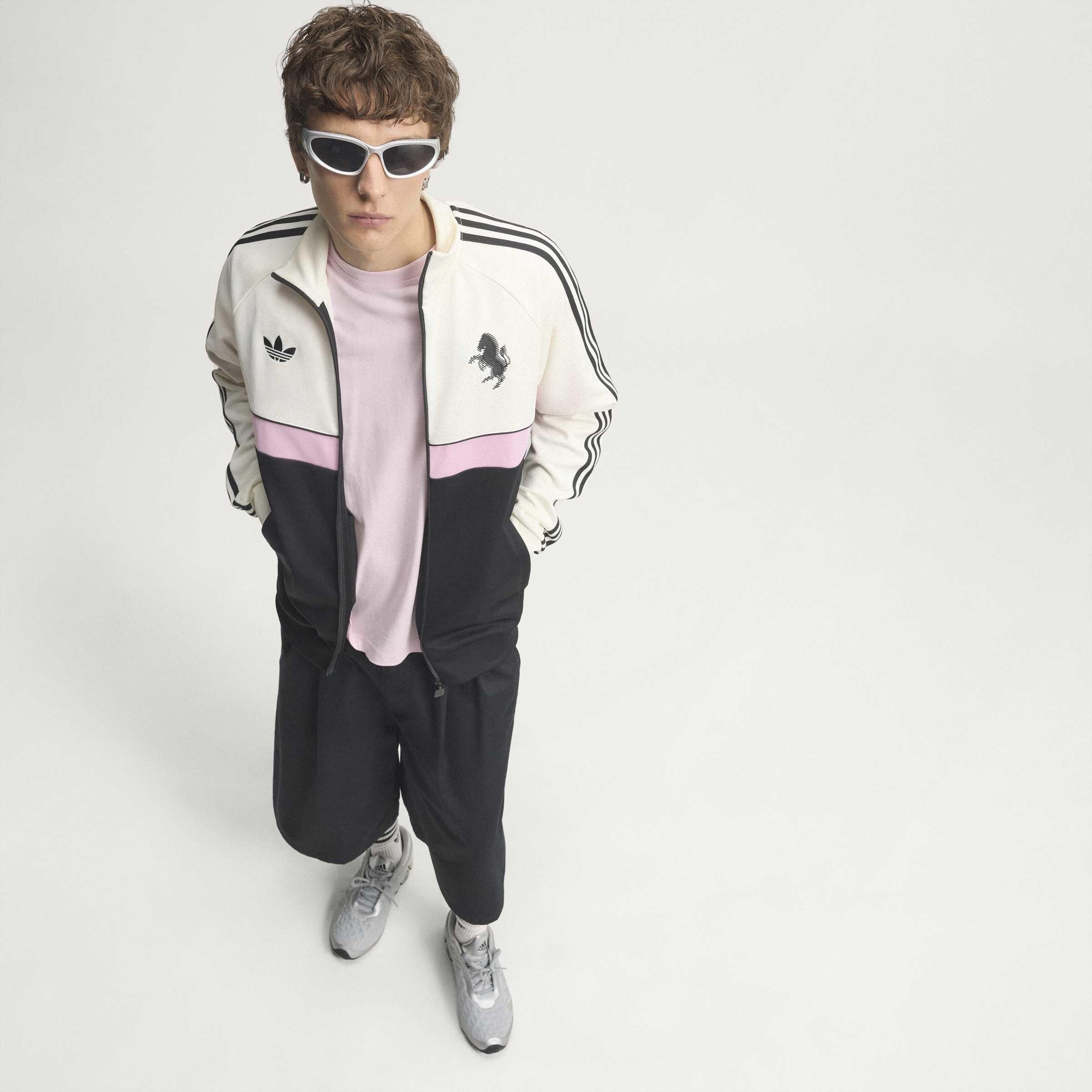 Blanc/Noir - adidas - Juventus Originals Tracksuit Top Mens - 9